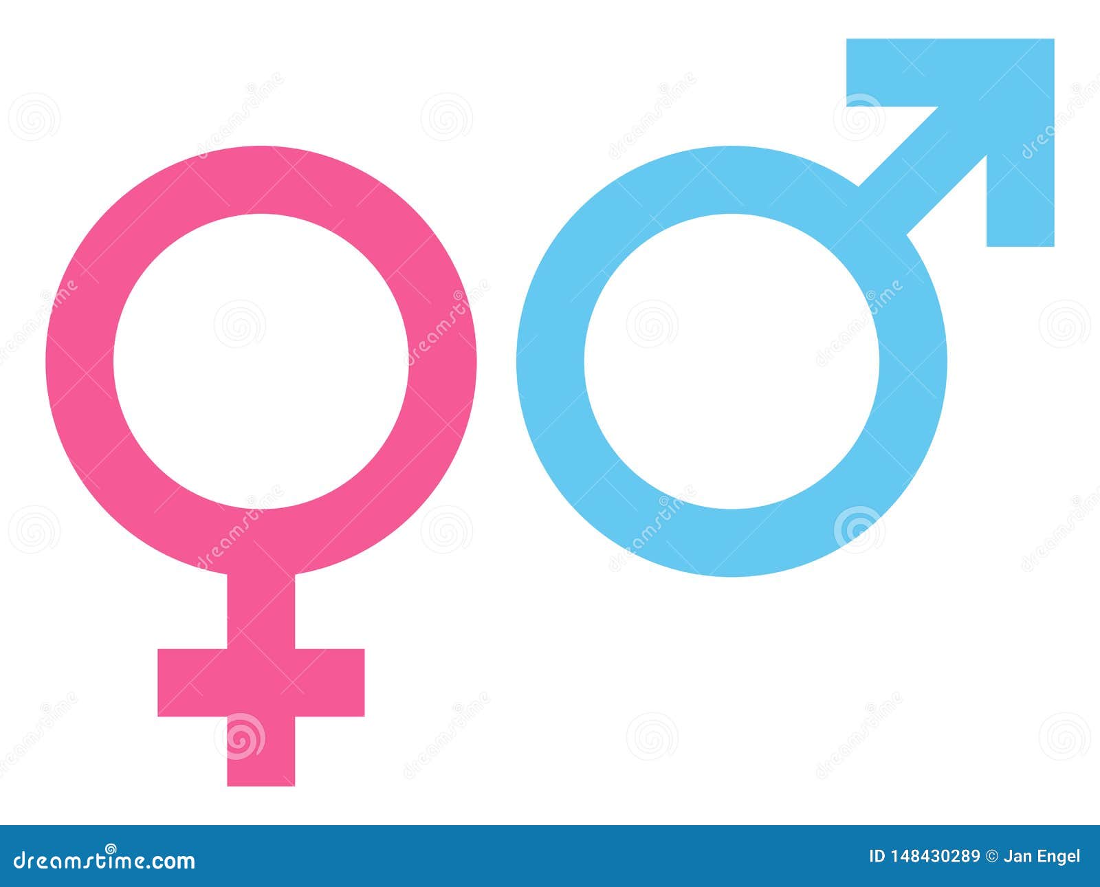 Female and Male Icon Pink and Blue Stock Vector - Illustration of icon ...