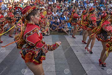 Caporales Dancers at the Arica Carnival Editorial Stock Image - Image ...