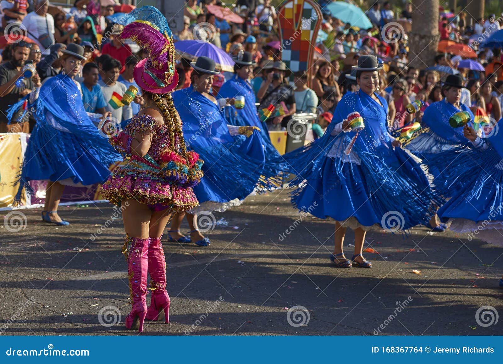 Morenada Dance Group at the Arica Carnival, Chile Editorial Stock Image ...