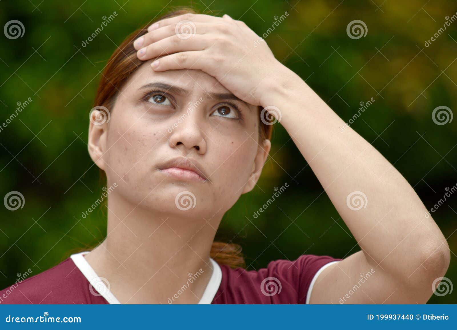 A Female and Memory Loss stock photo. Image of losing 199937440