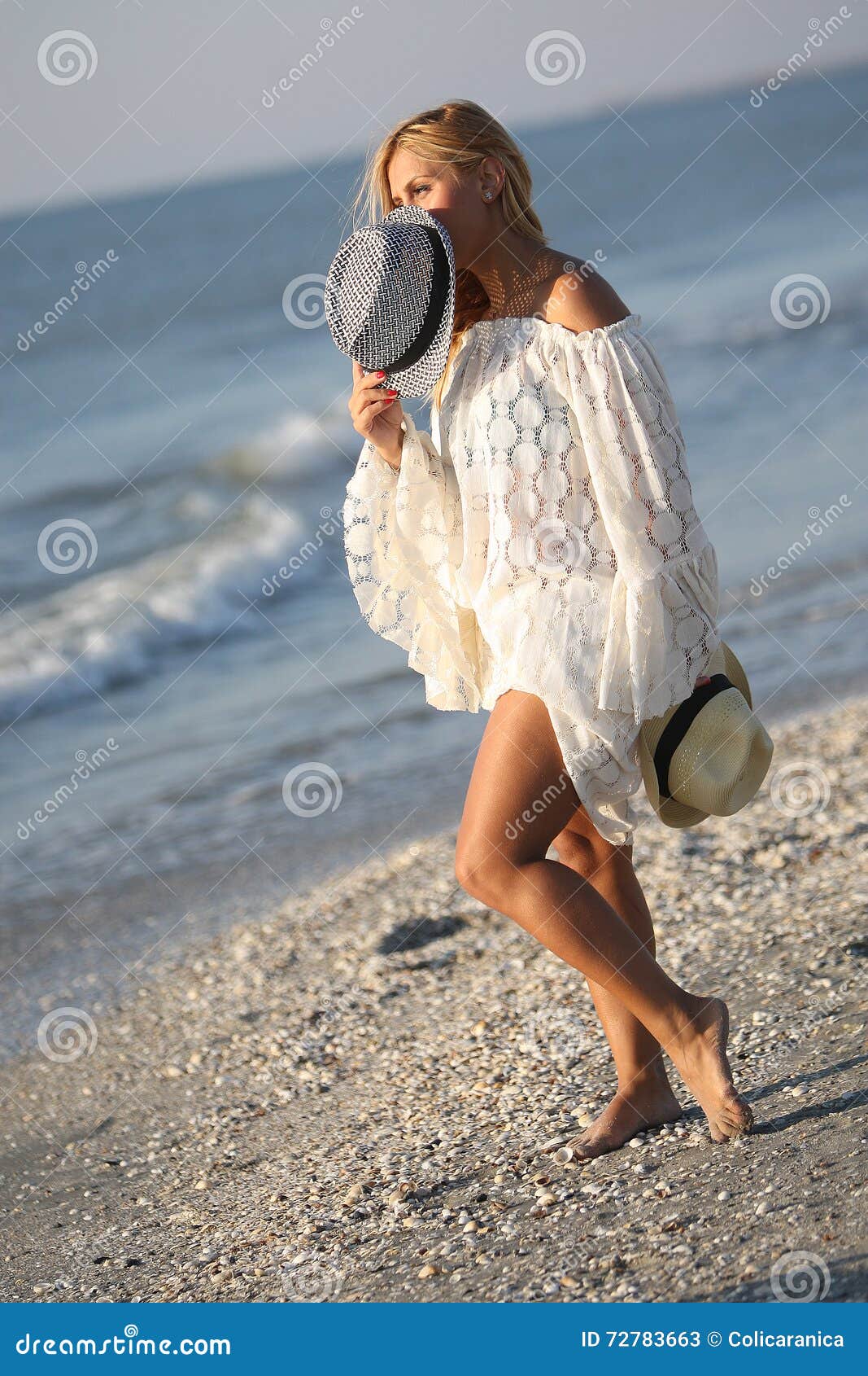 beach model shooting