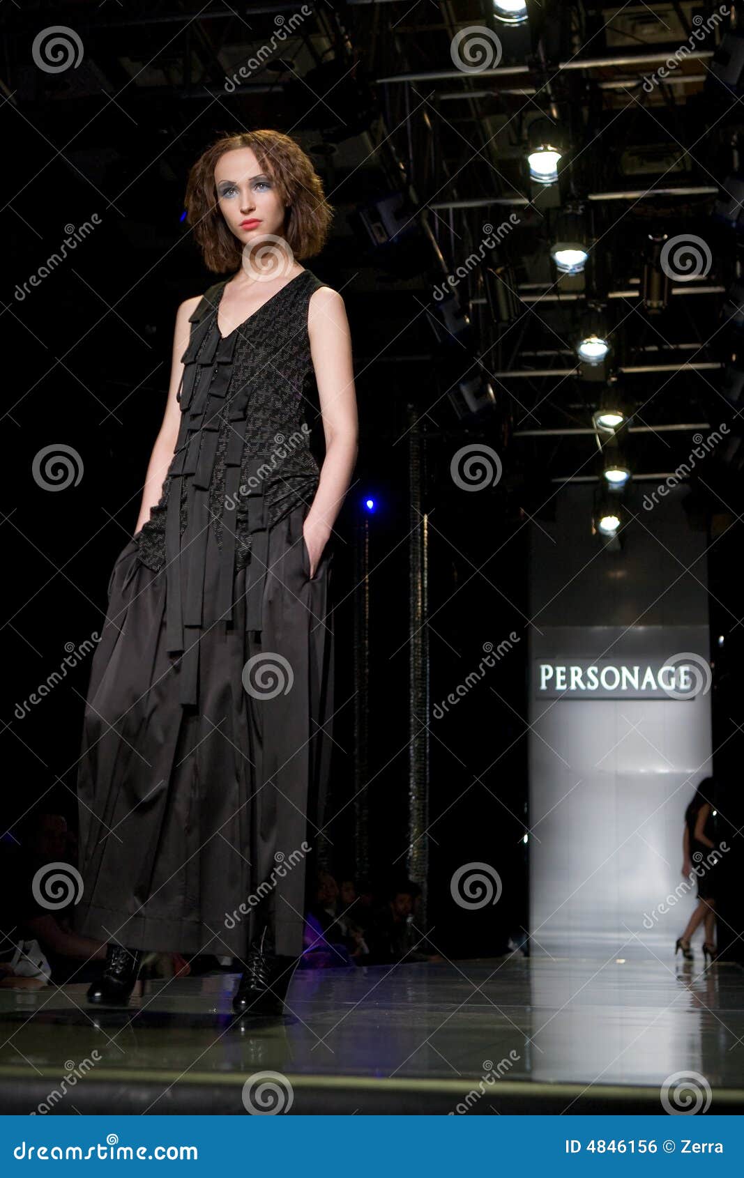 Female Model at a Fashion Show by Persomage Collec Editorial Photo ...