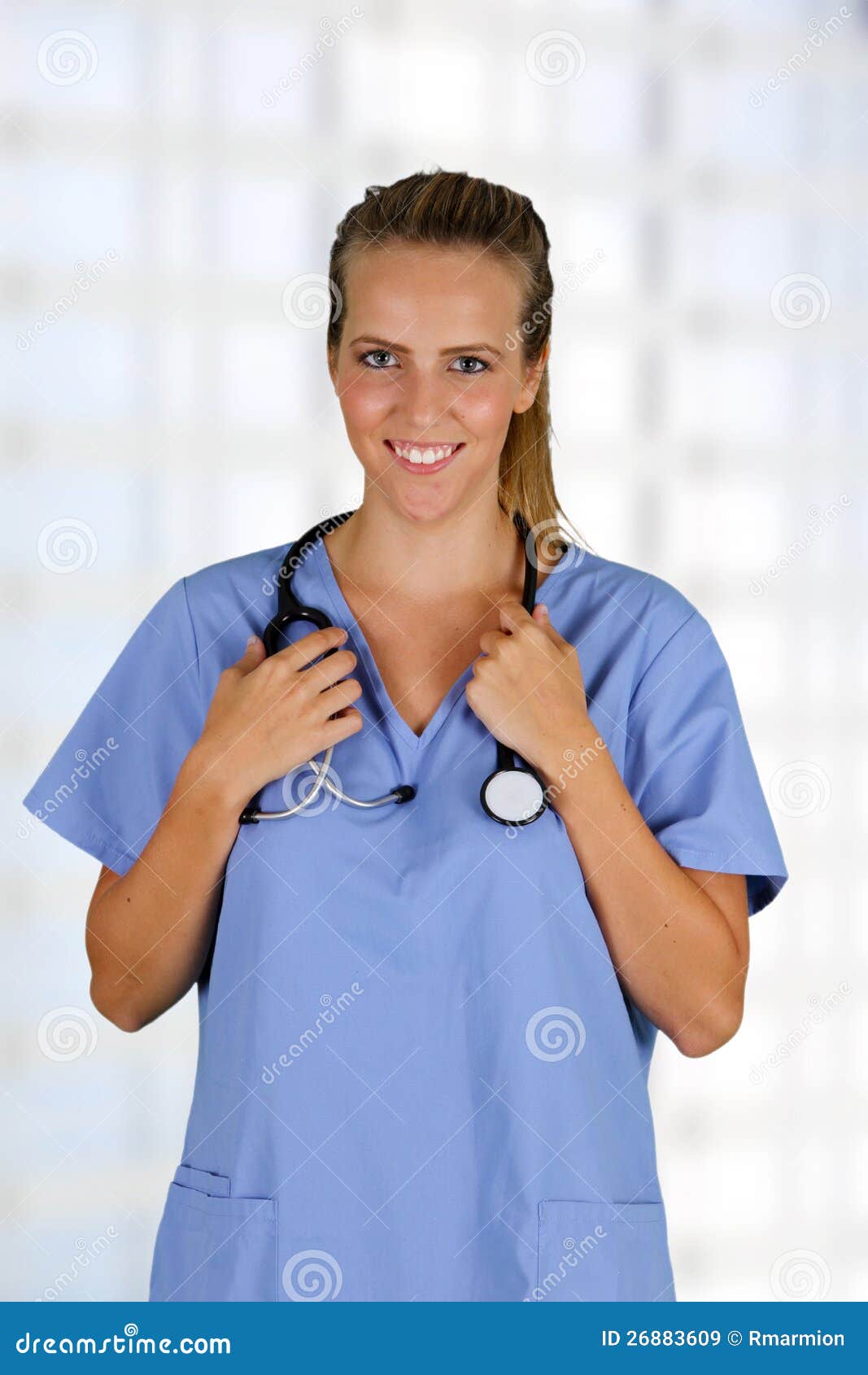Female Nurse stock image. Image of clinic, happy, laboratory - 26883609