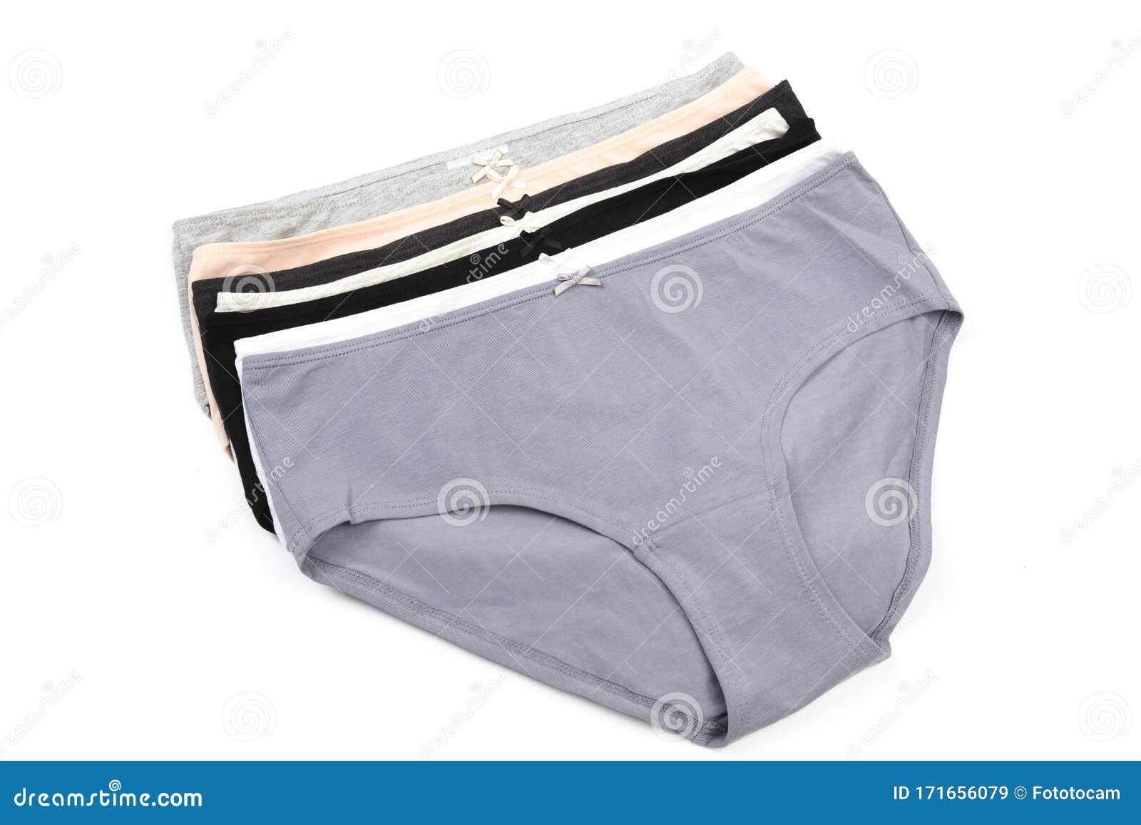 Female Panties Isolated Over White Background- Image Stock Image ...