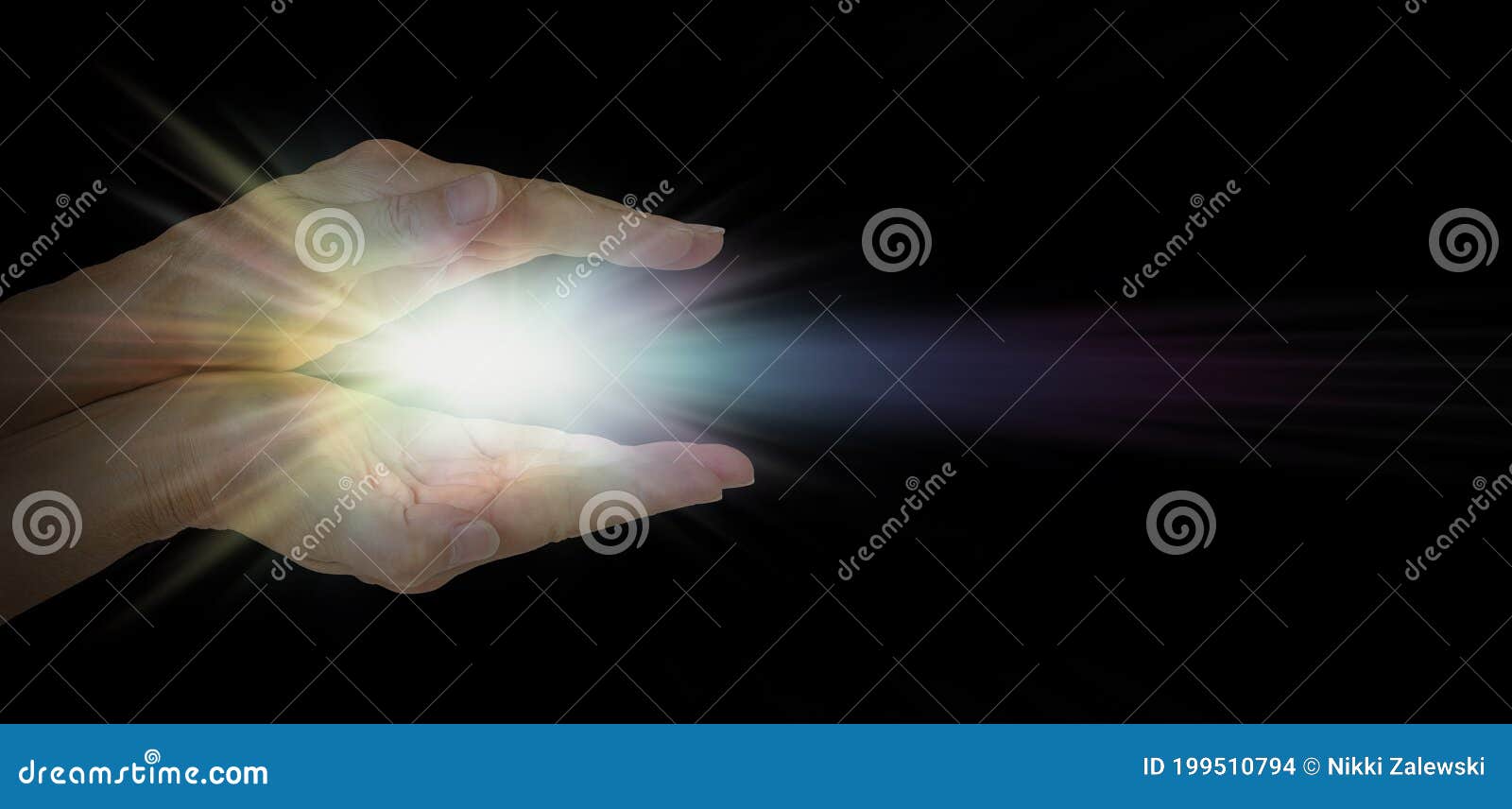 the healing hands of a lightworker