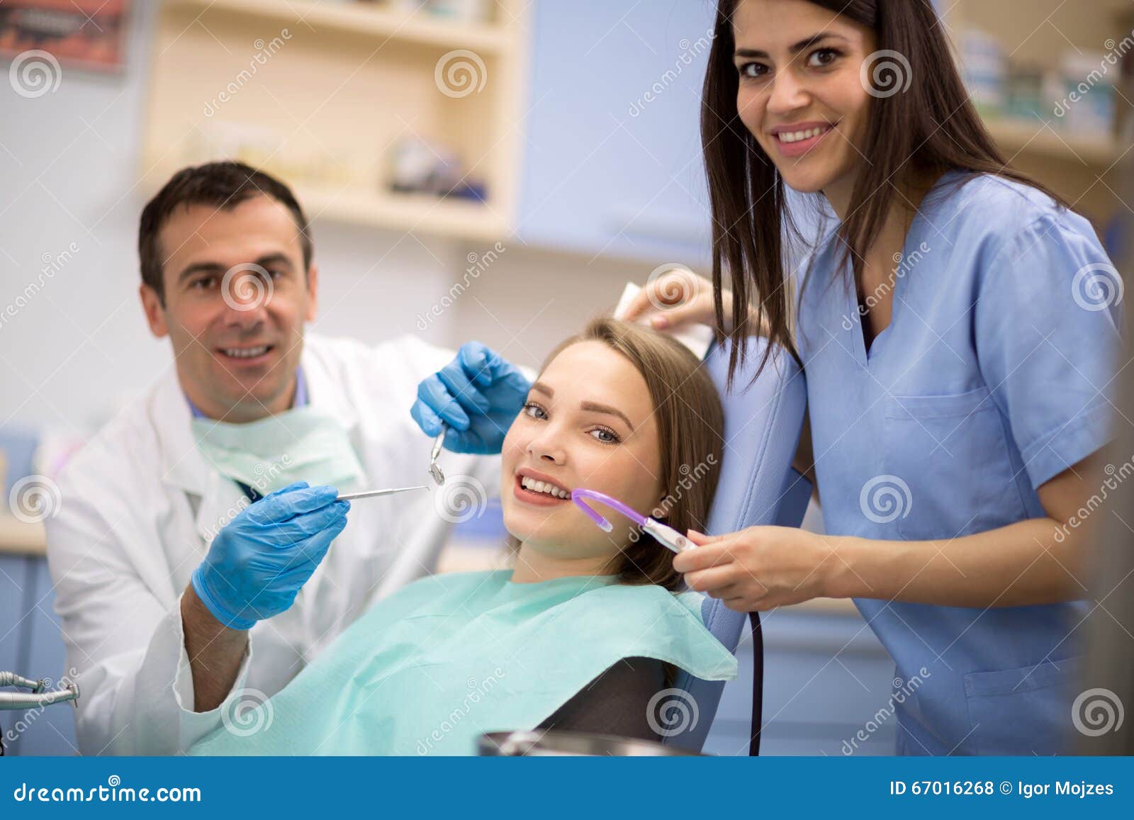 Female patient at dentist stock photo. Image of oral 67016268