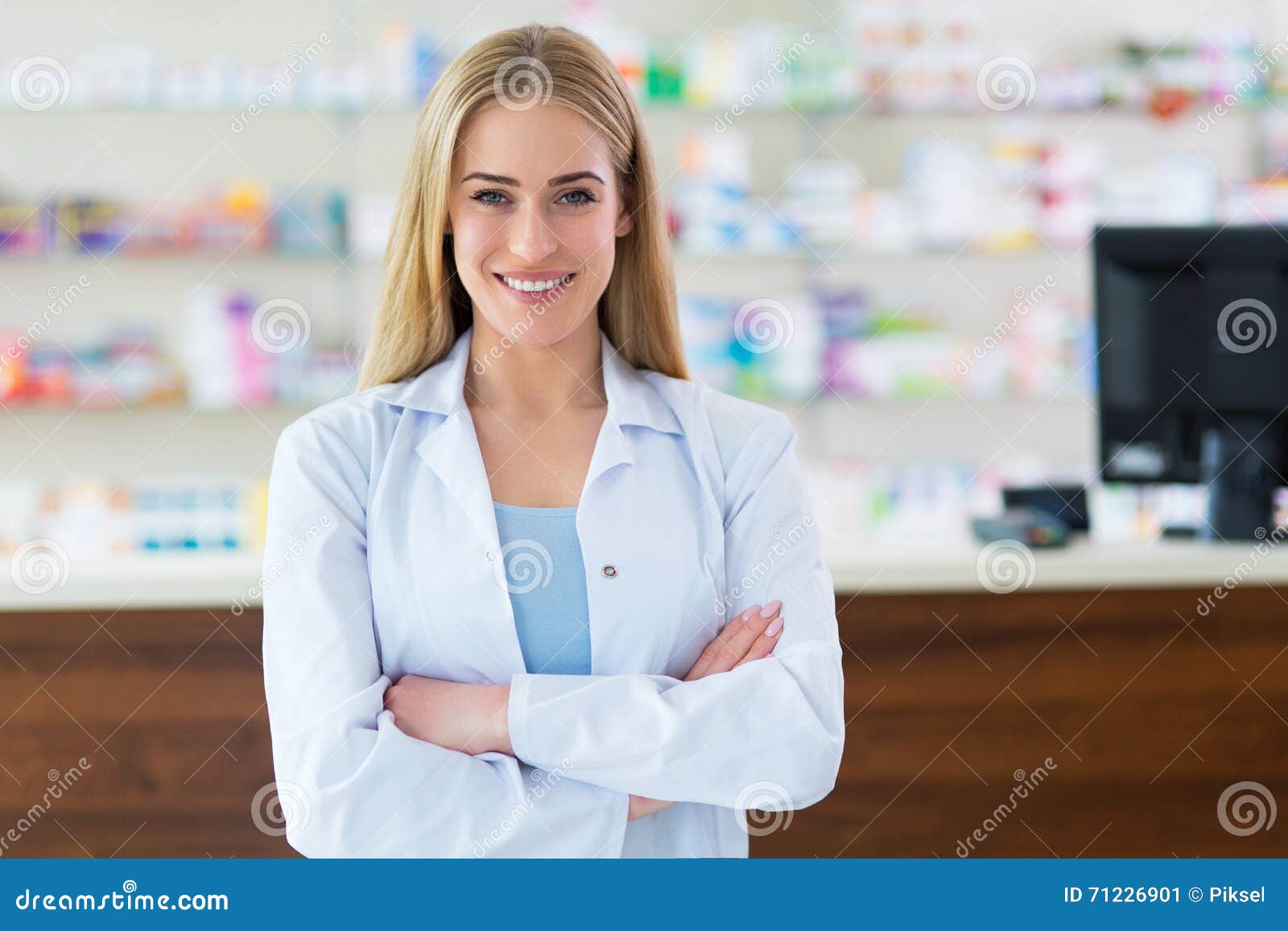 female pharmacist