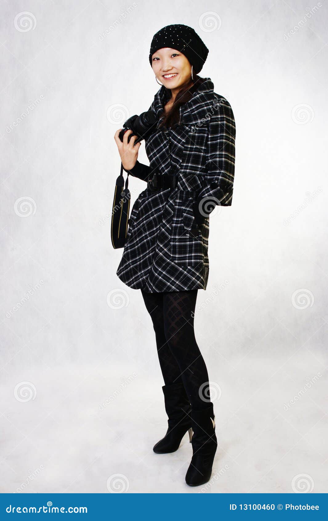 Female photographer stock photo. Image of pose, professional - 13100460