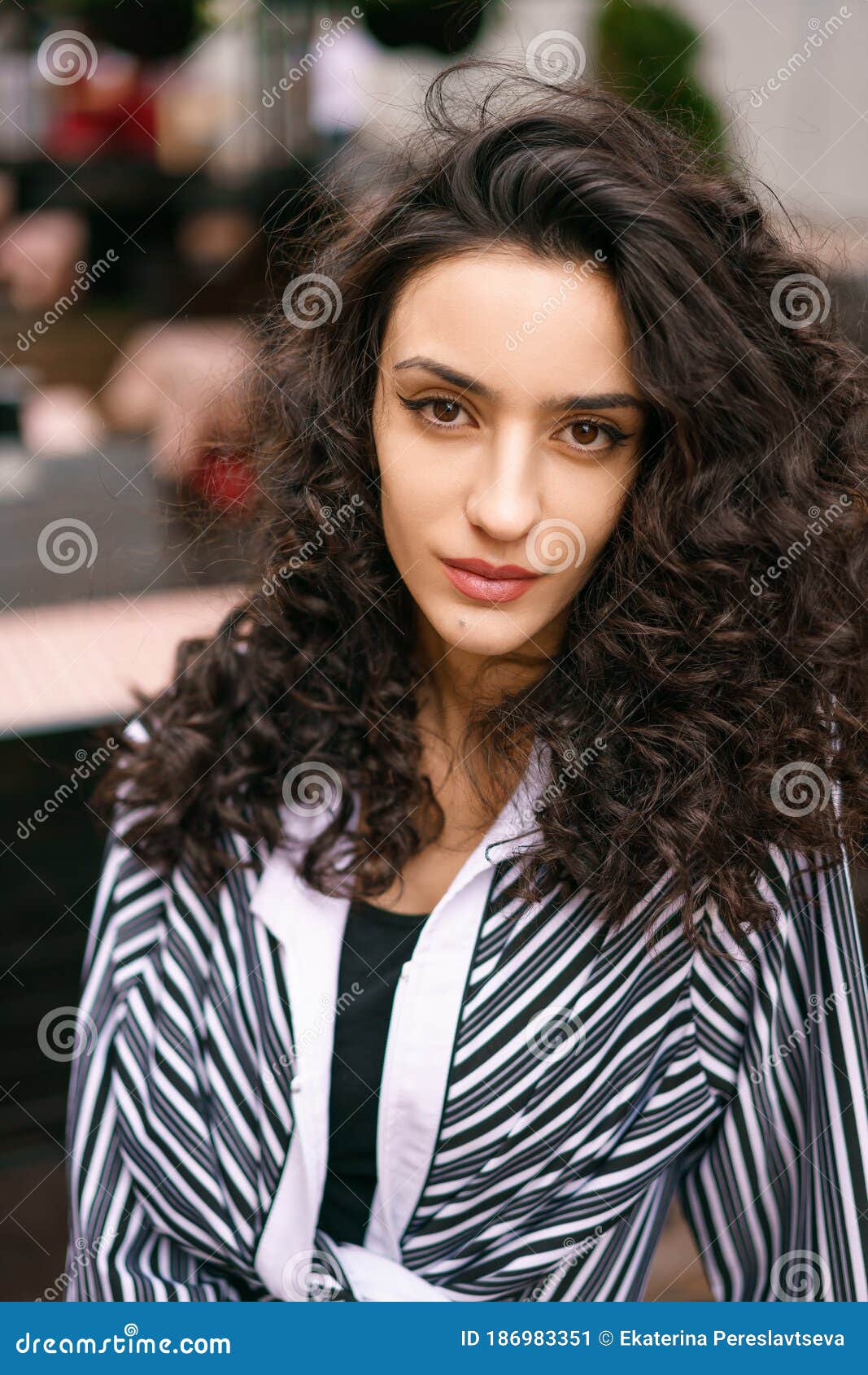 Female Portrait Close-up, Curly Hair Dark Brown Eyes, Stock Image - Image of attractive, hairstyle: 186983351 Female Portrait Close-up, Curly Hair Dark Brown Eyes, Stock Image - Image of attractive, hairstyle: 186983351