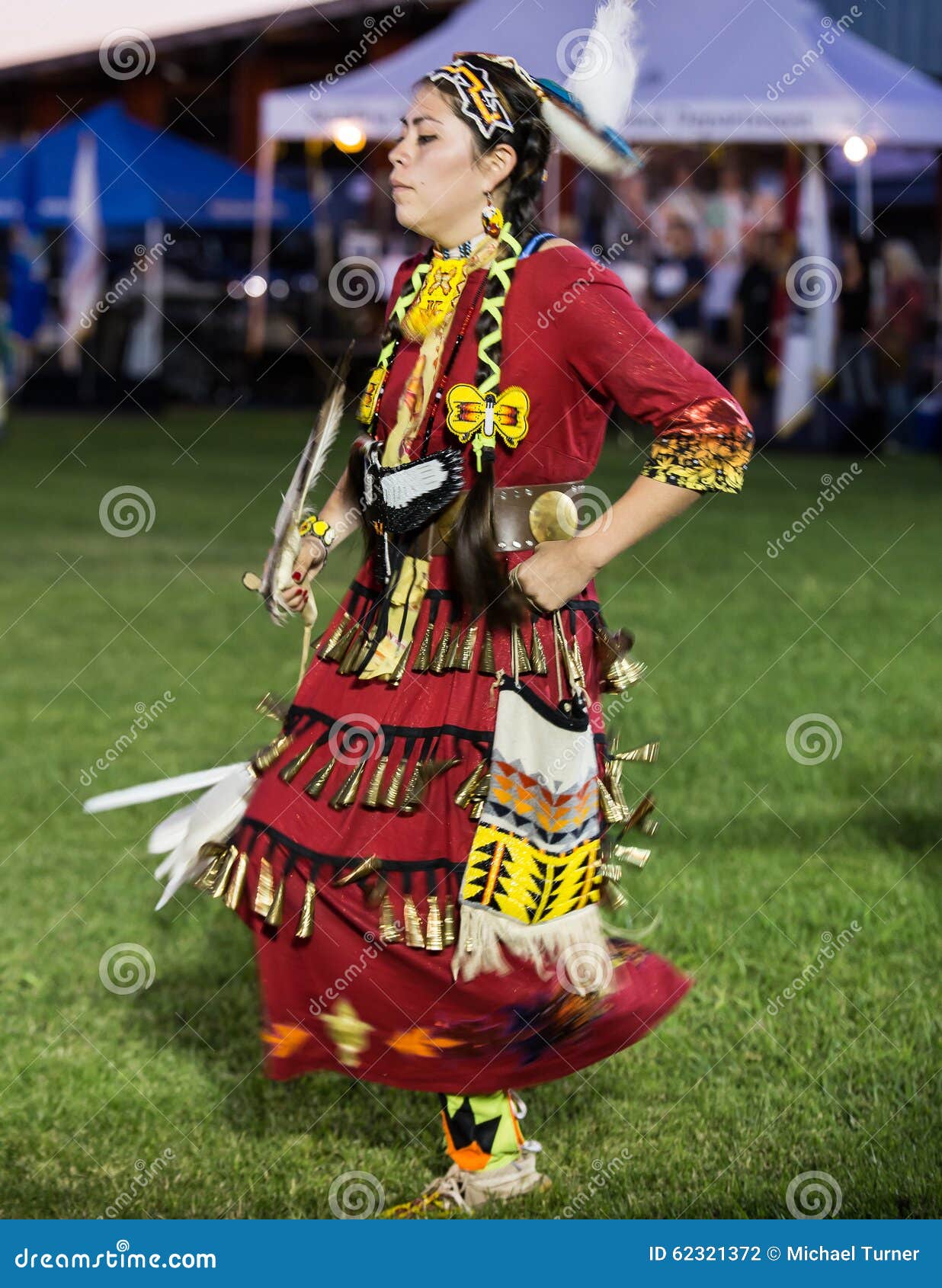 Female Pow Wow Dancer Editorial Photography Image Of Annual 62321372