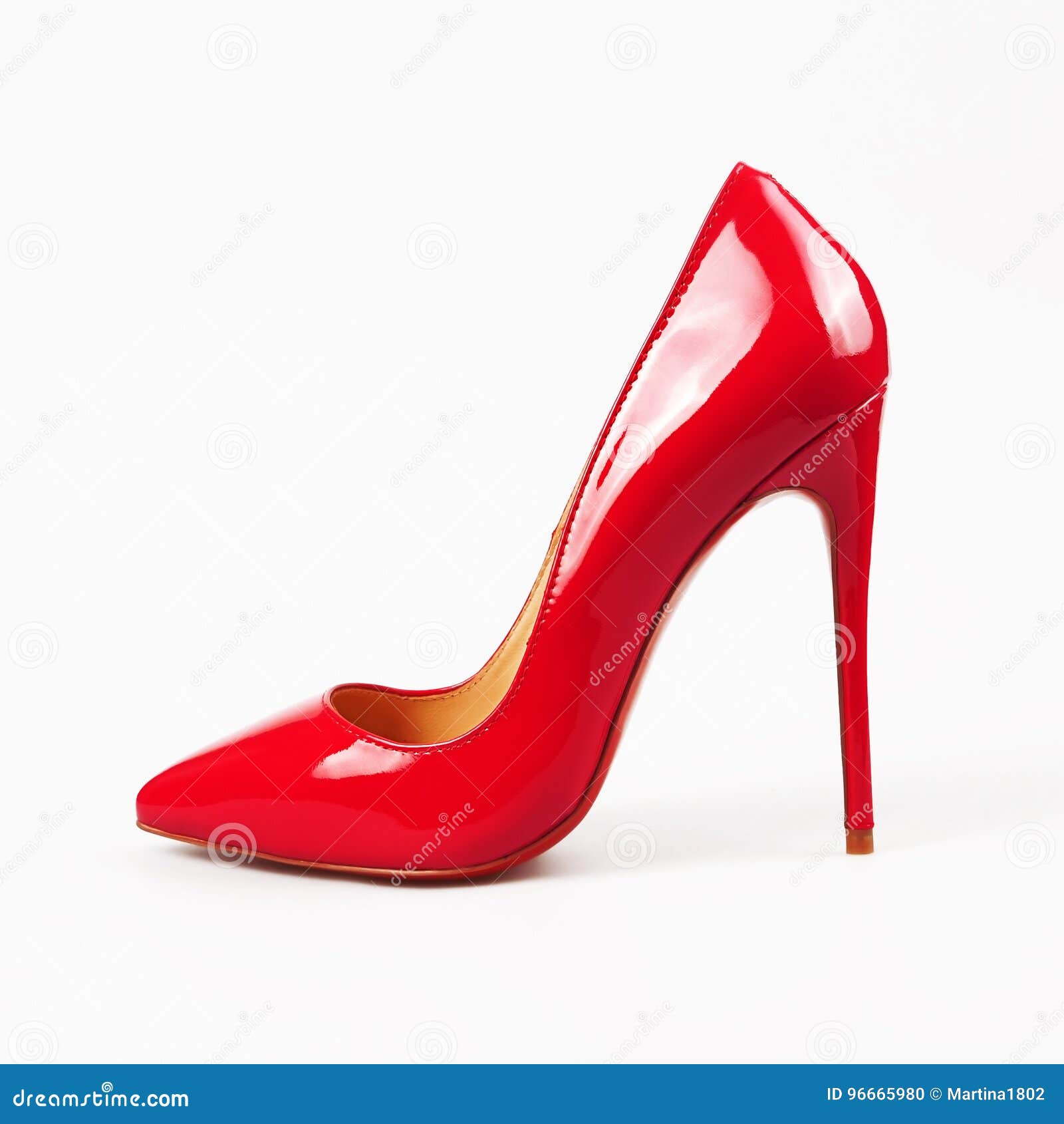 Brides red sole high heels stock image. Image of soles - 30398925