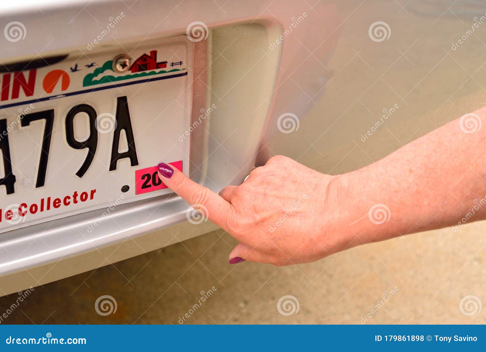 Apply Registration License Plate Renewal Sticker Editorial Stock Photo - Image of applying, icon 