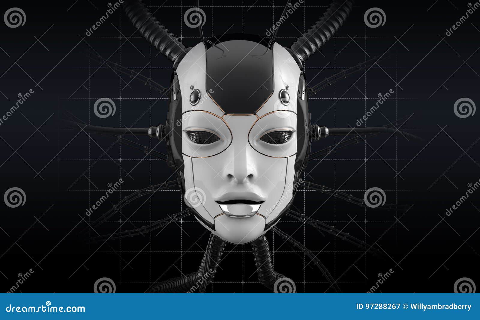 black female robot