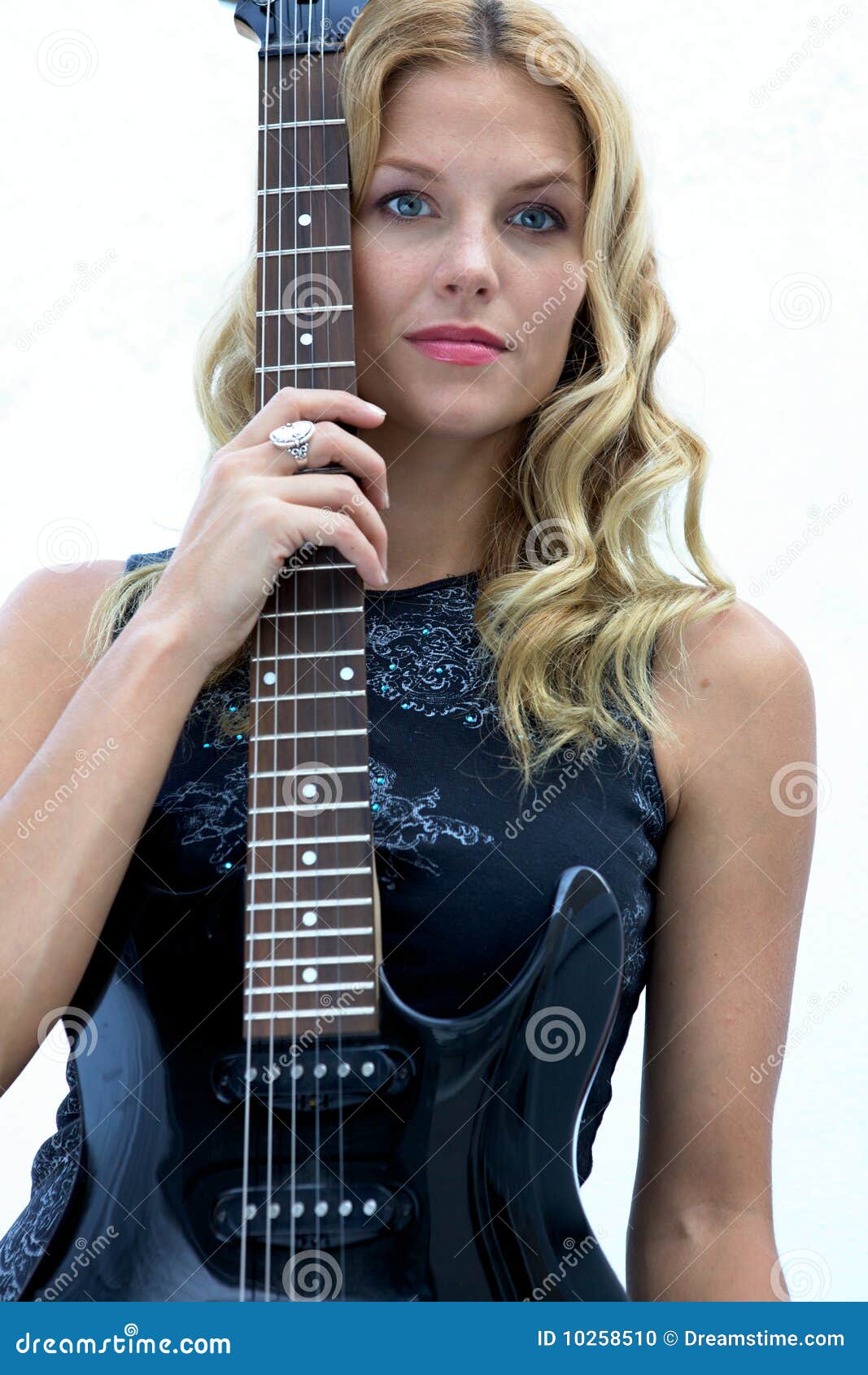 Female Rock Star stock photo. Image of band, roll, music 