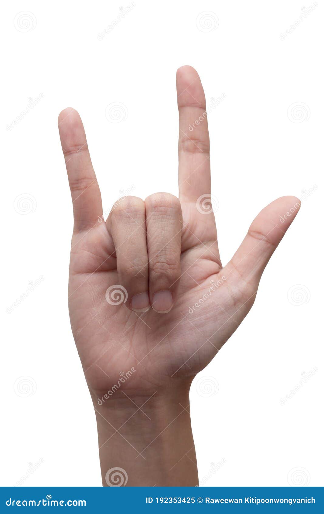 I love you in sign language