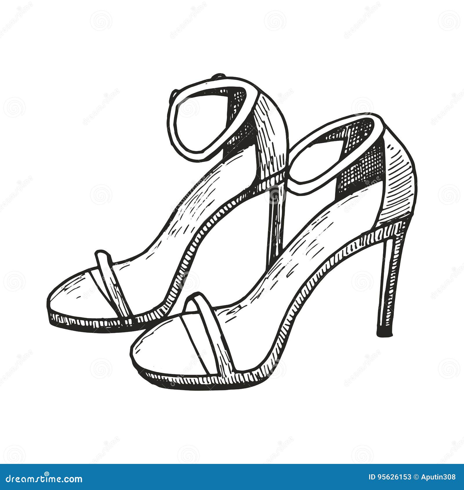 sandals sketch