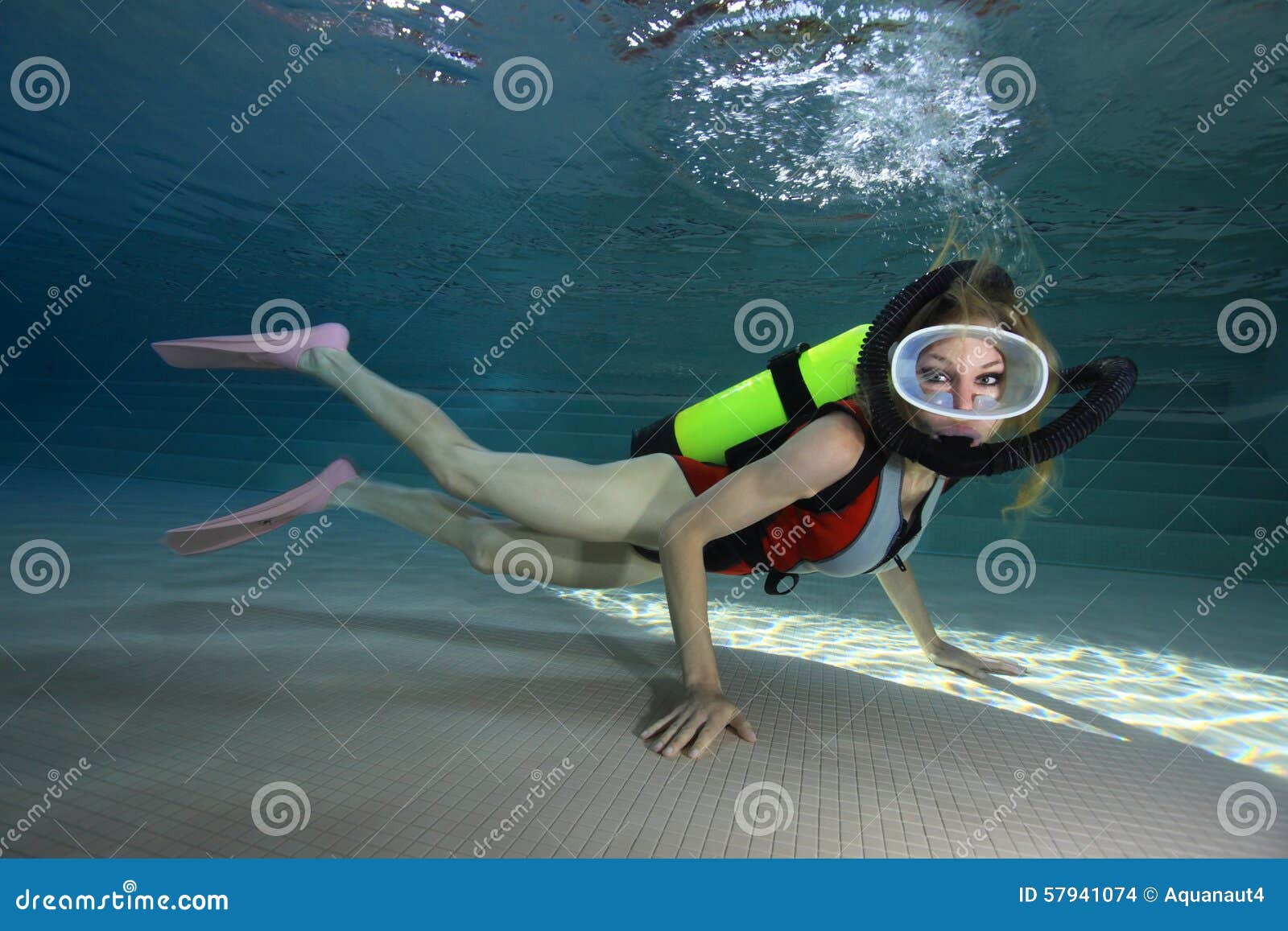 Female Scuba Diver Stock Photo Image Of Leisure Aquanaut Female Scuba Diver Stock Photo Image Of Leisure Aquanaut