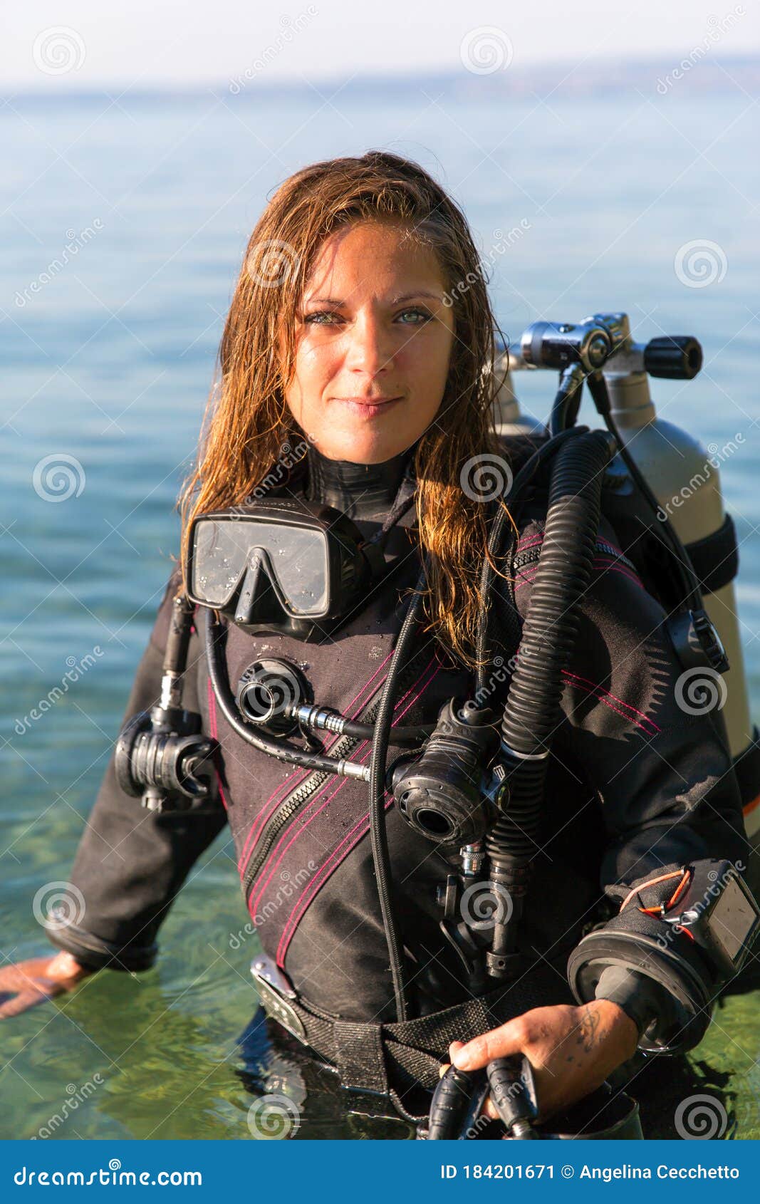 Girl Scuba