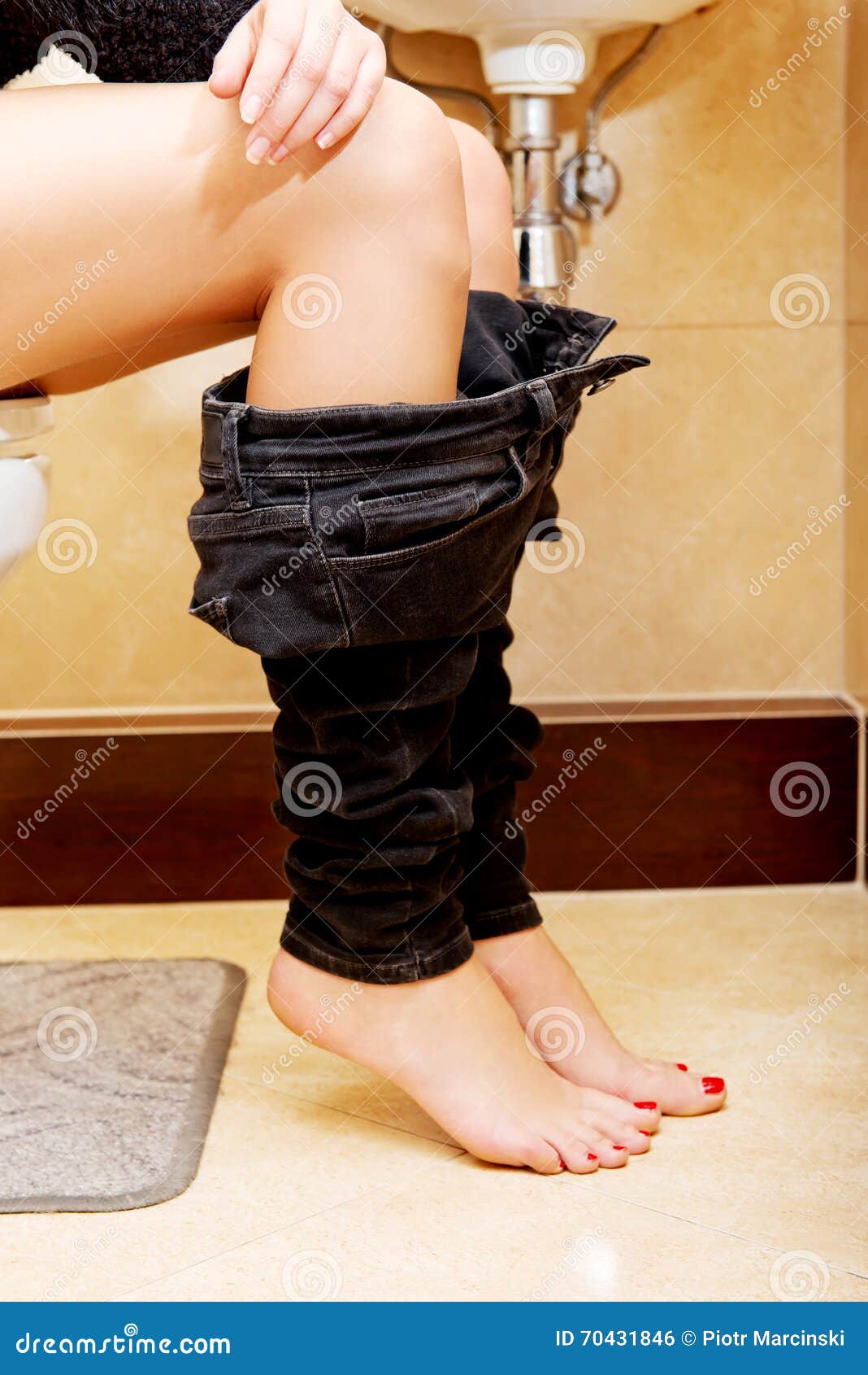 Girl Peeing Her Pants