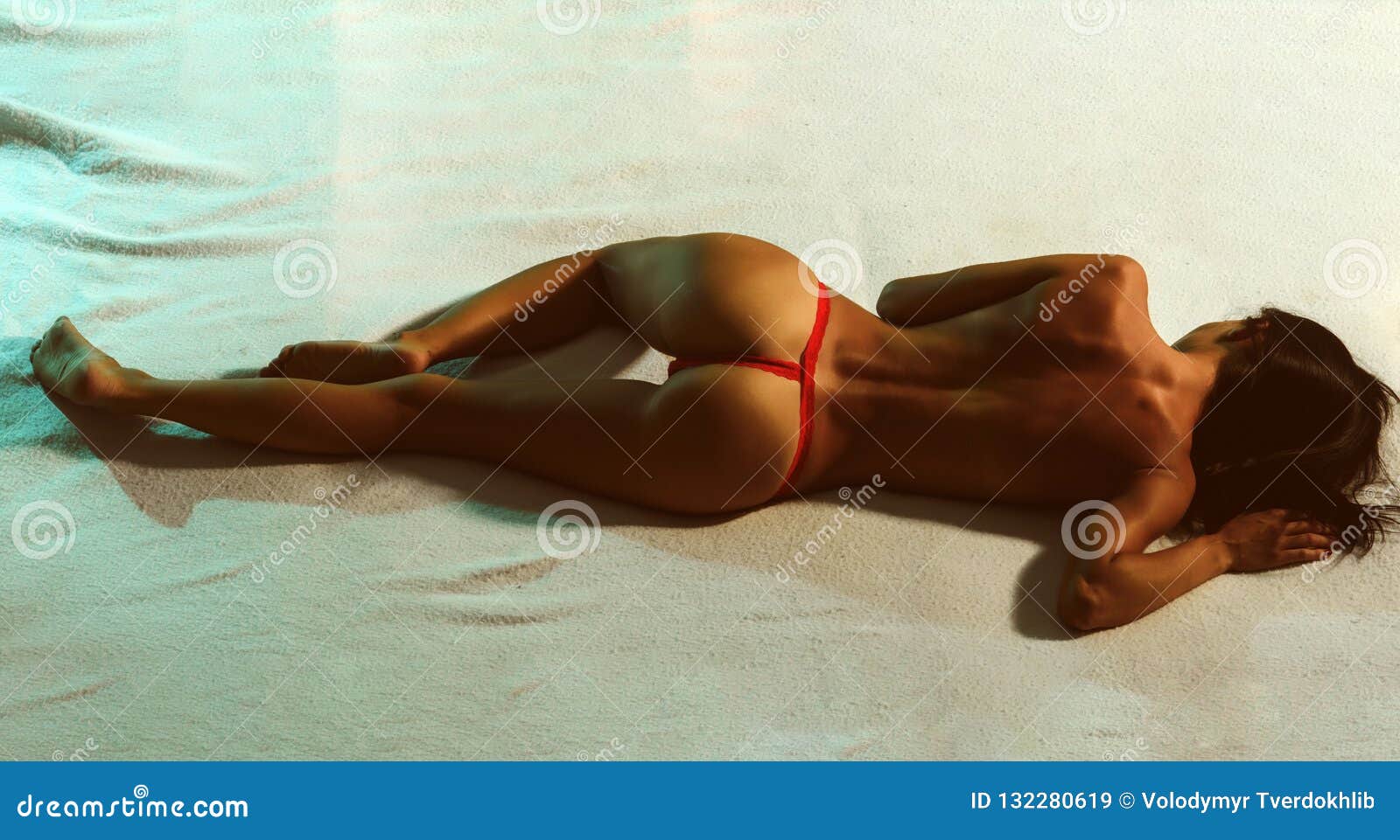 Female with in Bikini. Butt picture
