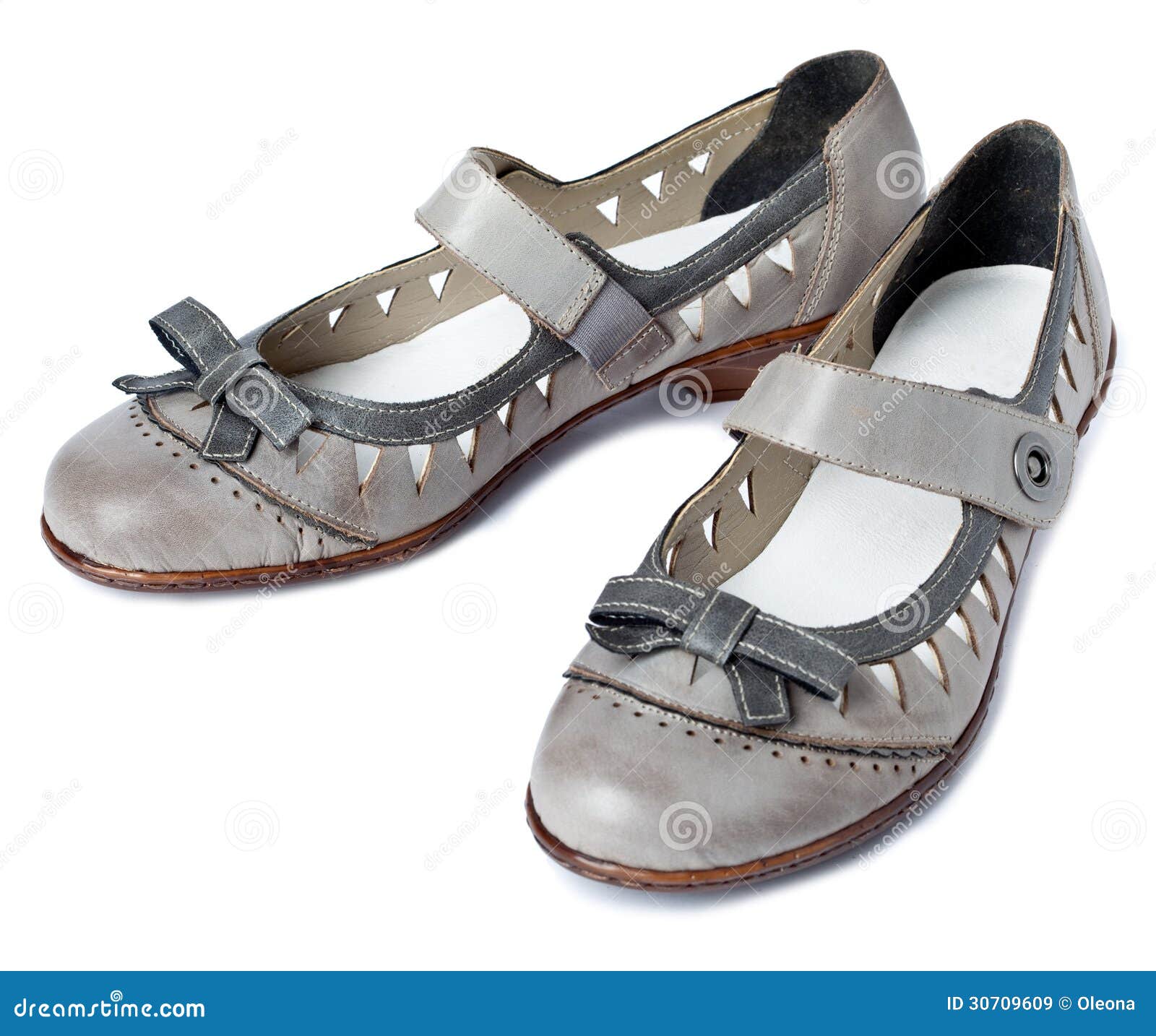 Female Shoes without a Heel Stock Image Image of pair, accessory