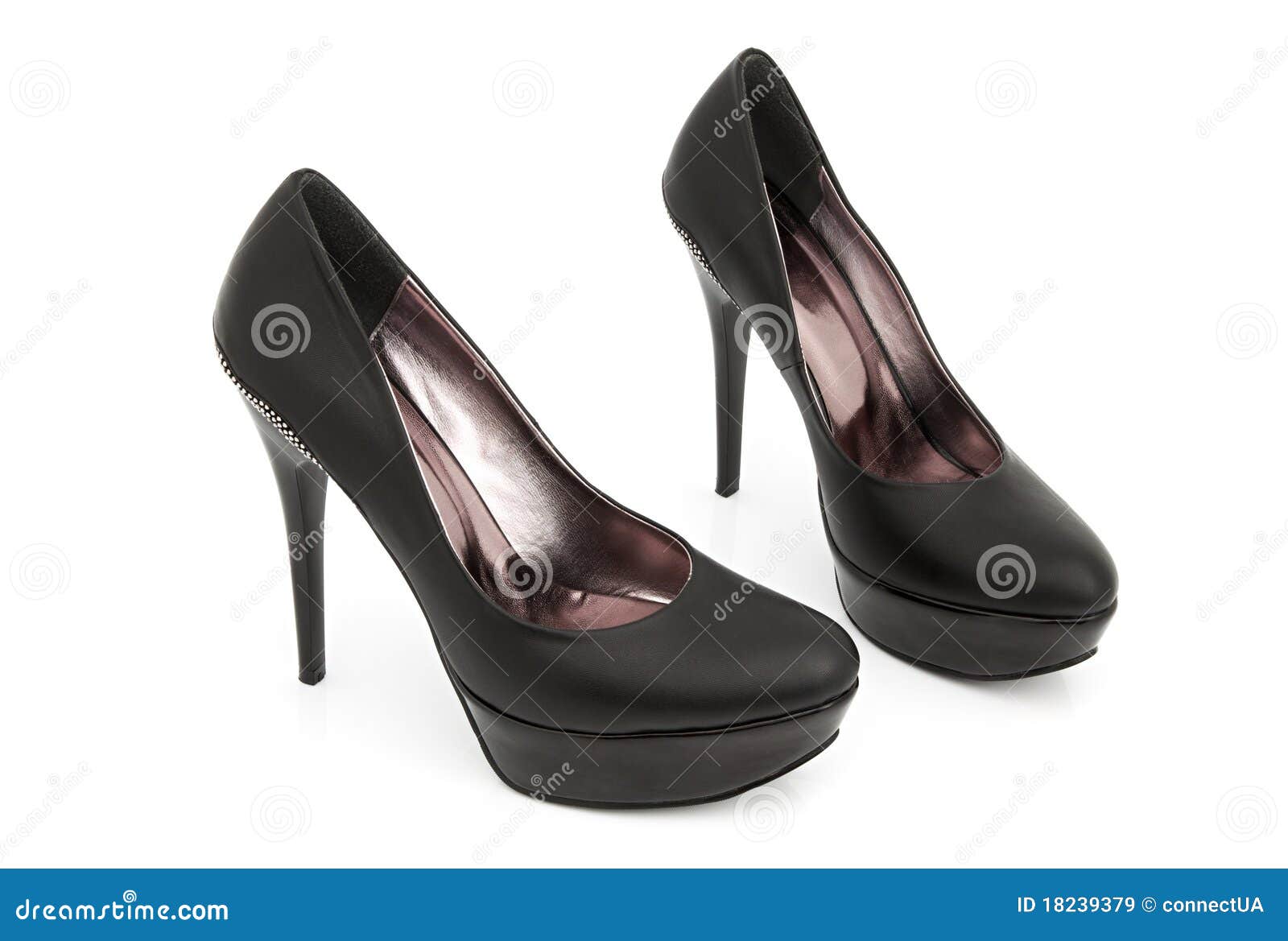 Female shoes high-heeled stock image. Image of contemporary - 18239379