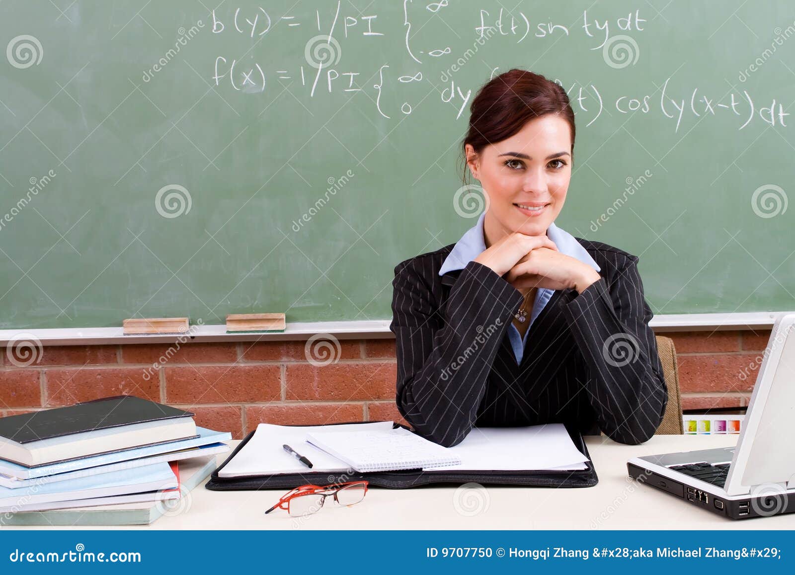 Female teacher stock photo. Image of chalk, education Female teacher stock photo. Image of chalk, education