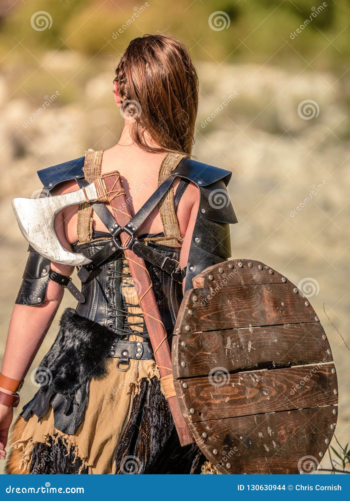 Viking Shield Maiden Adult Costume