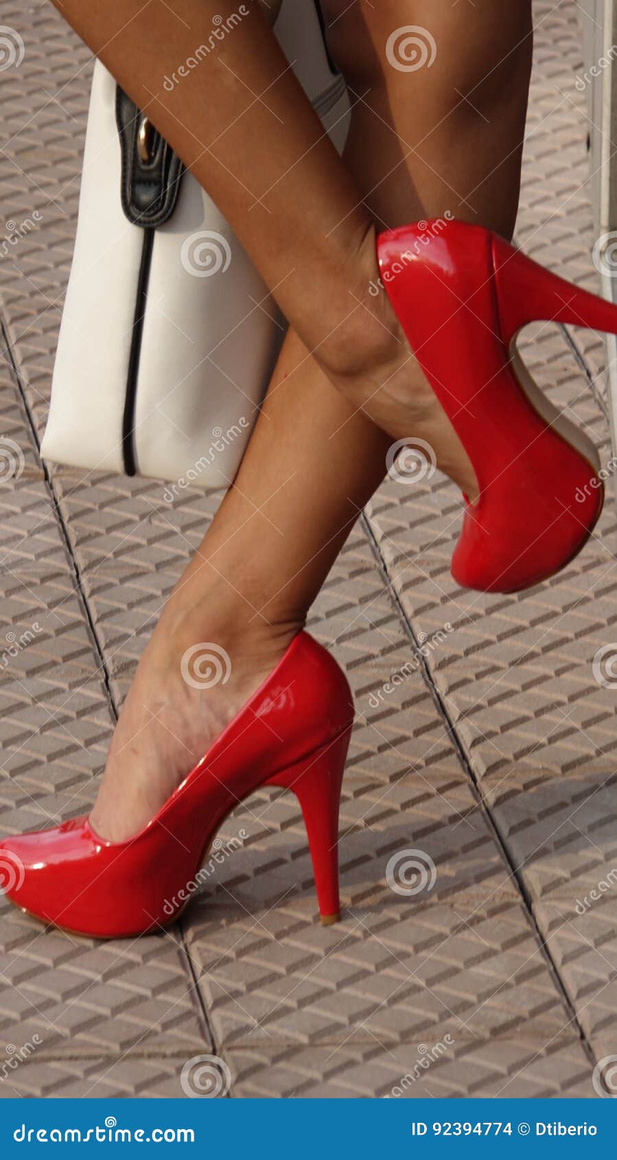 In heels latina high Short Skirts