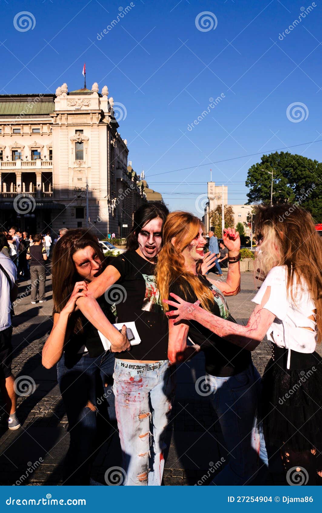 Female zombies editorial stock image. Image of death - 27254904