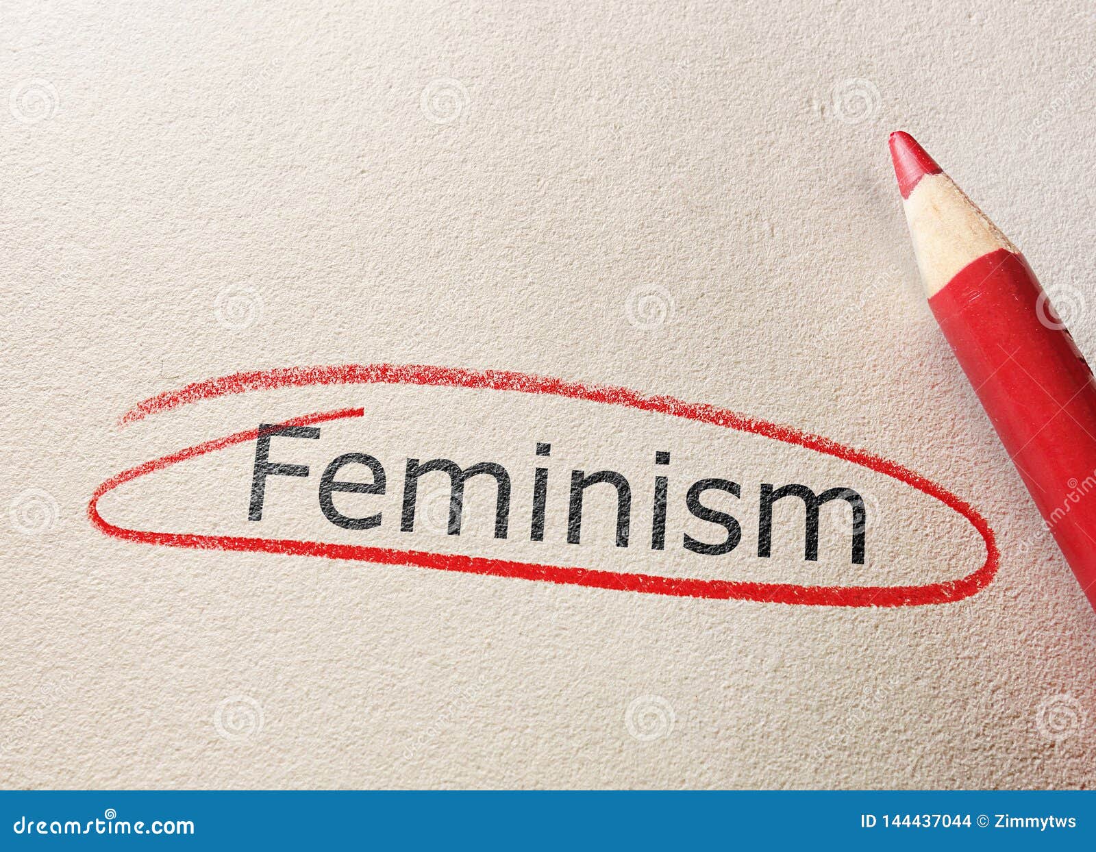 feminism red circle