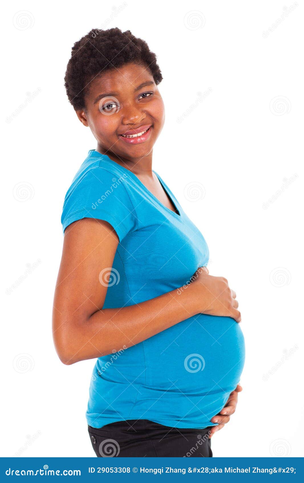 Femme Africaine Enceinte Photo Stock Image Du Ch Ri