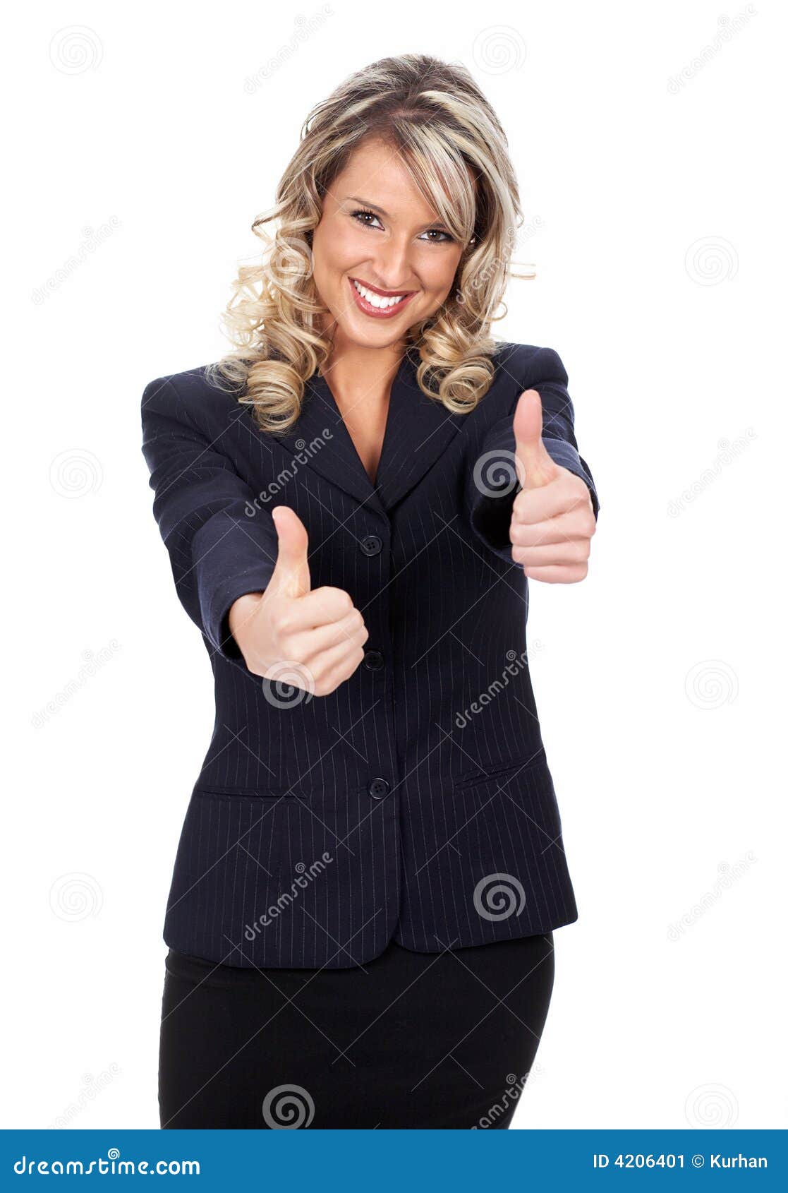 Femme d'affaires image stock. Image du joyeux, visage 4206401