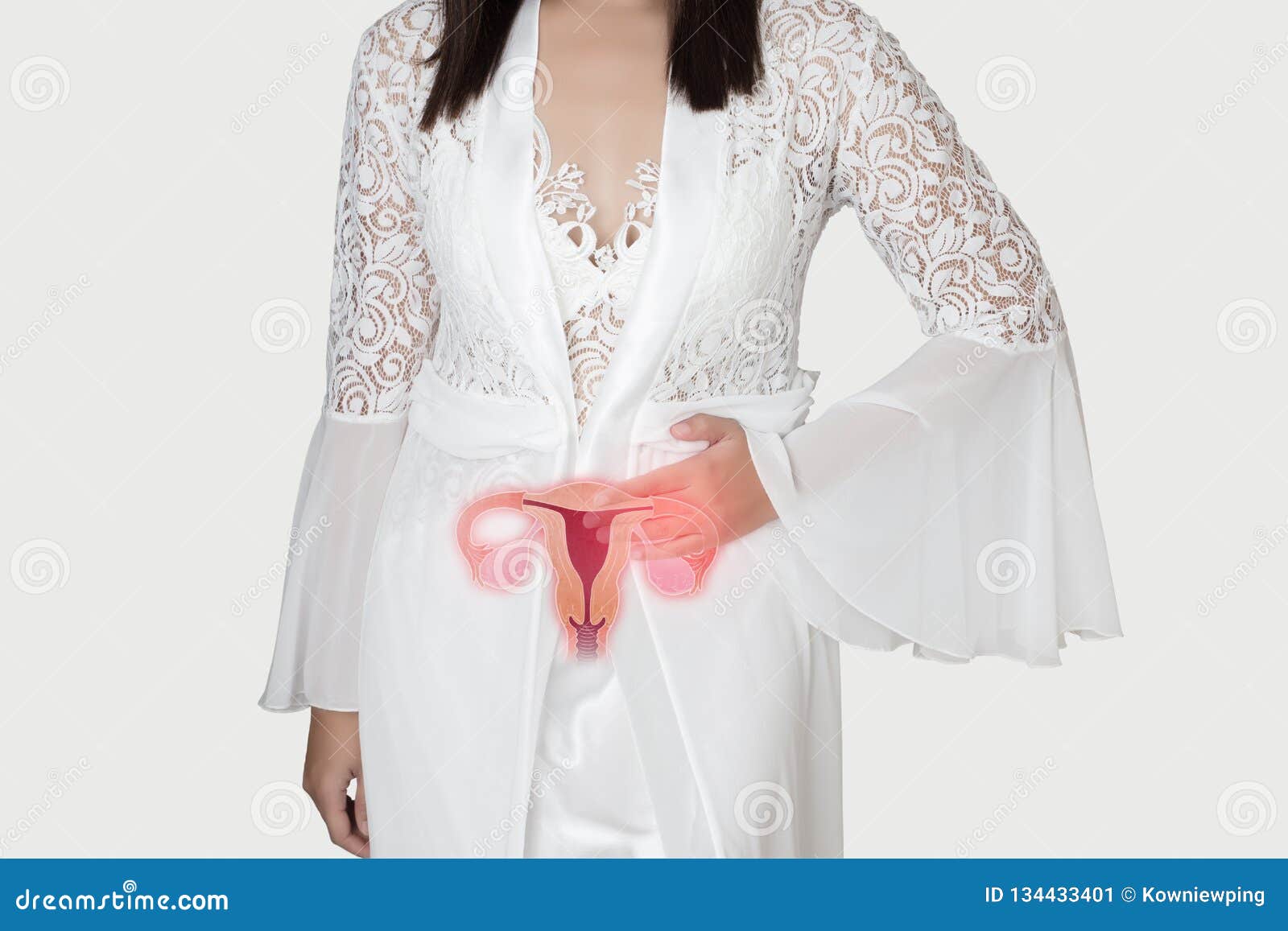 chemise de nuit dentelle blanche