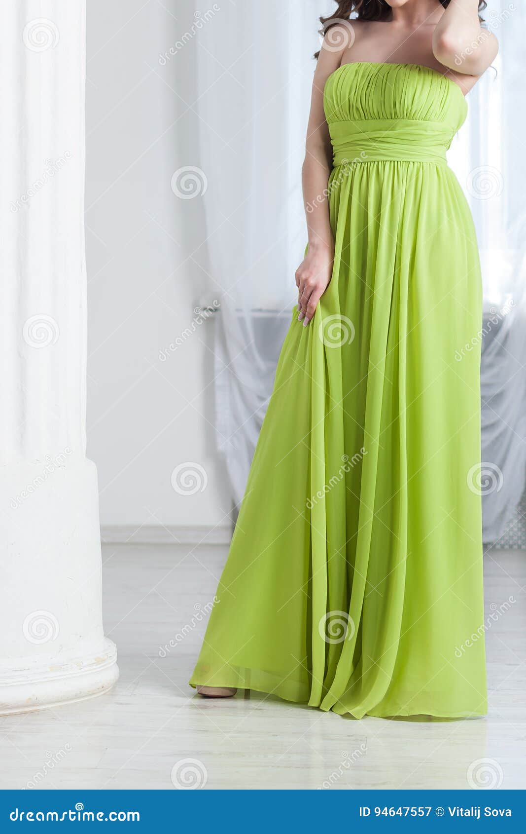 robe vert clair