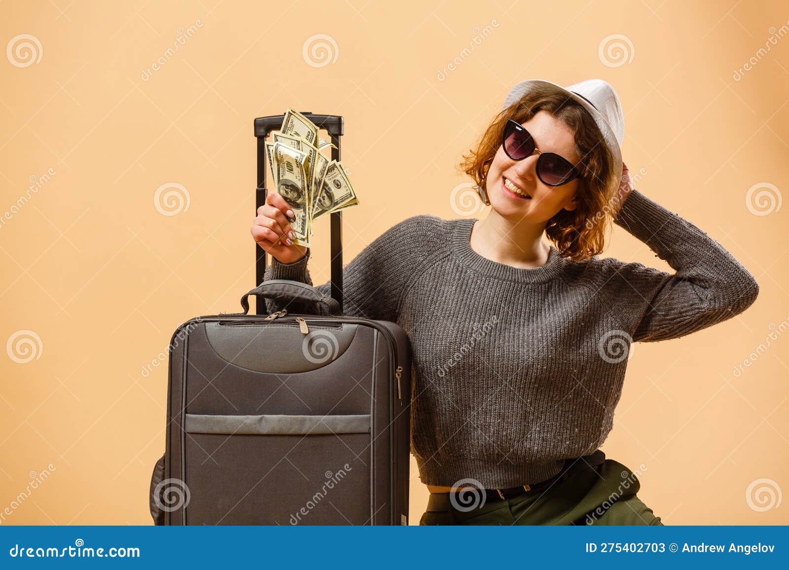 Sacs de voyage & valises femme argent