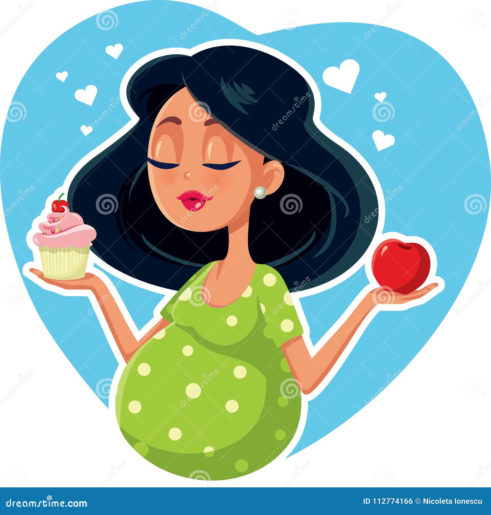 Femme Enceinte Choisissant Entre Apple Et Le Petit Gateau Illustration De Vecteur Illustration Du Choisissez Ventre Femme Enceinte Choisissant Entre Apple Et Le Petit Gateau Illustration De Vecteur Illustration Du Choisissez Ventre