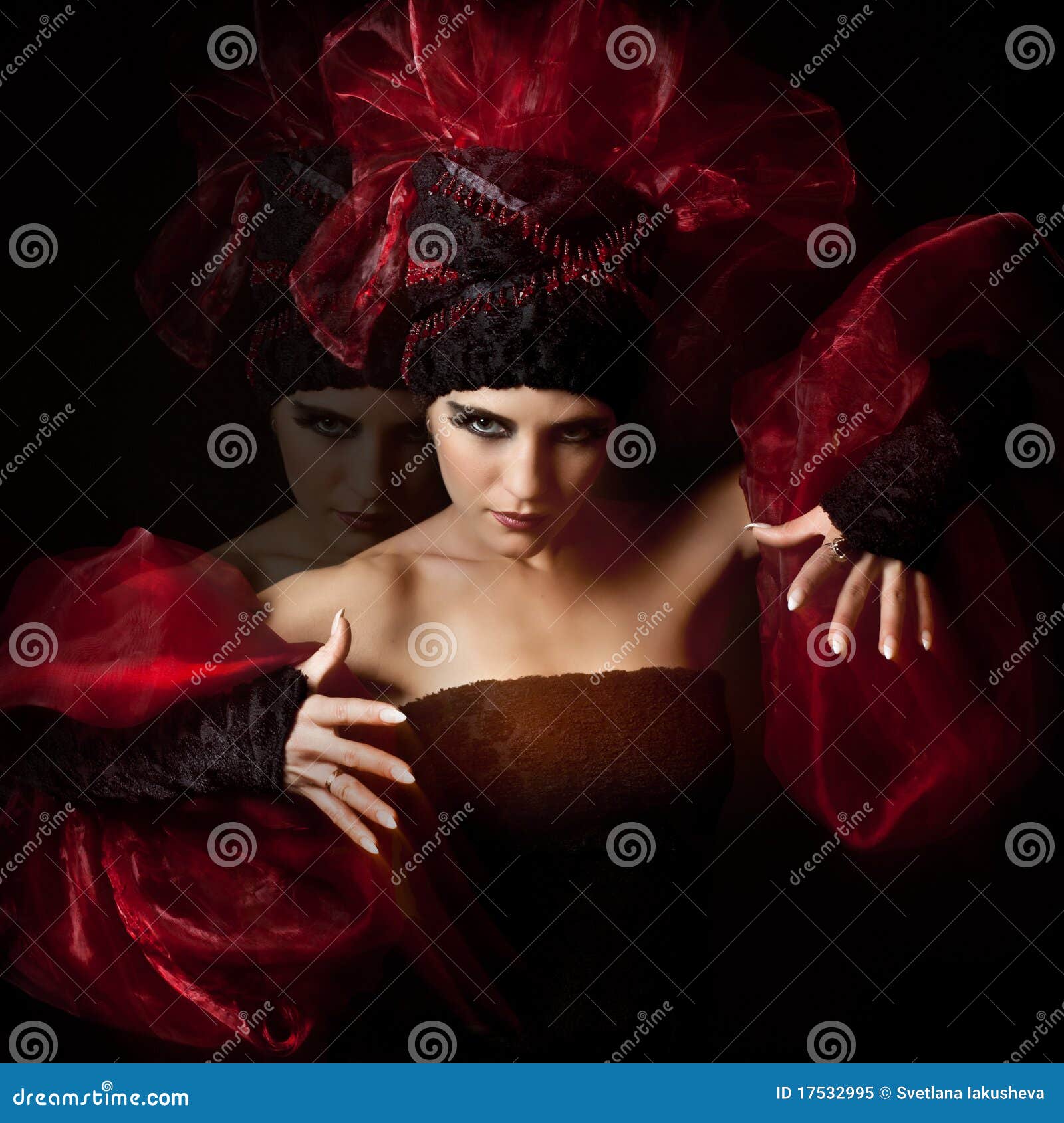 Femme fatale stock image. Image of split, evening, show - 17532995