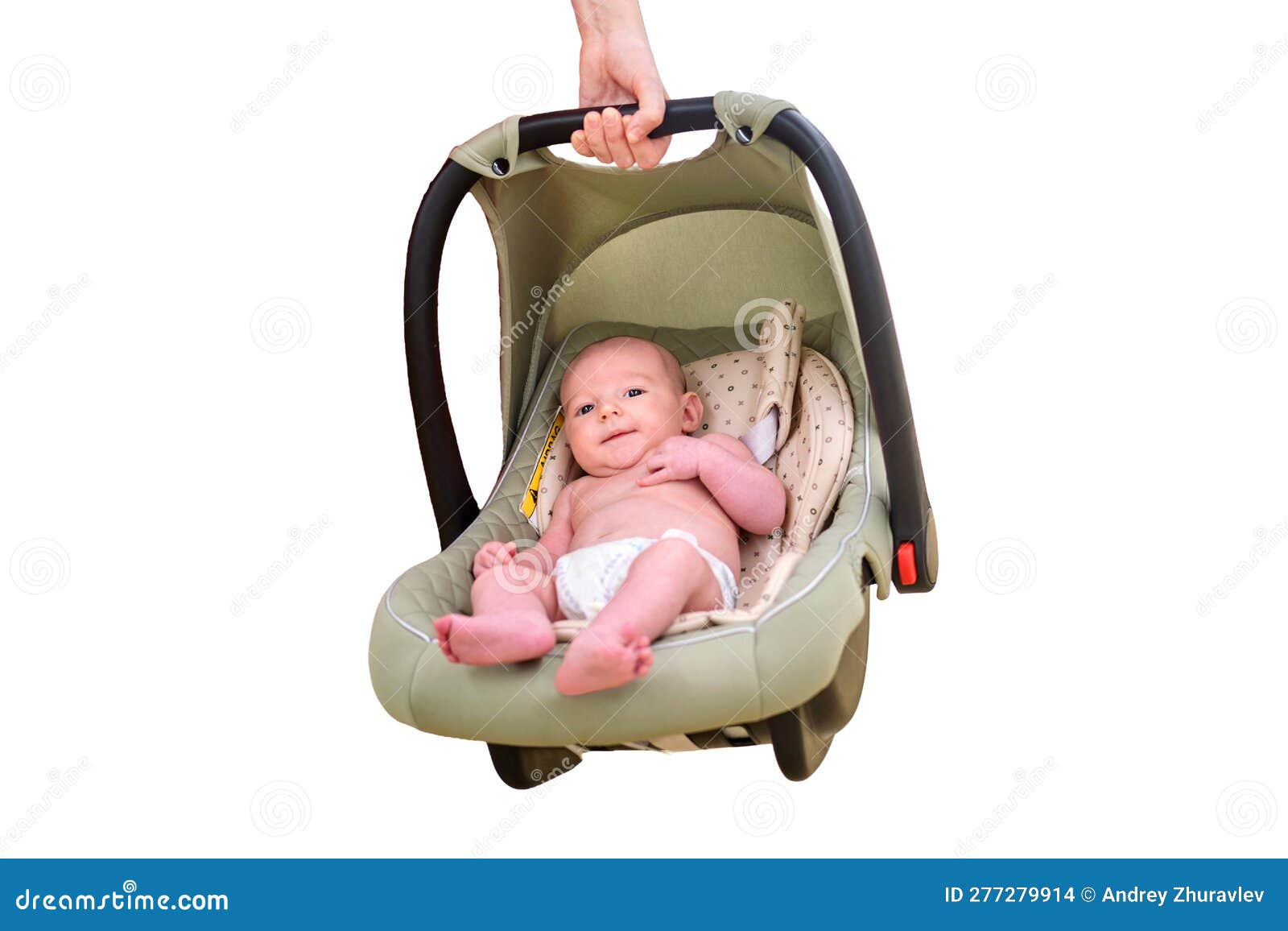 Femme Mère Porte Bébé Dans Un Siège Auto Pour Bébé Isolé à La Clinique Sur  Un W Photo stock - Image du femelle, bras: 277279914