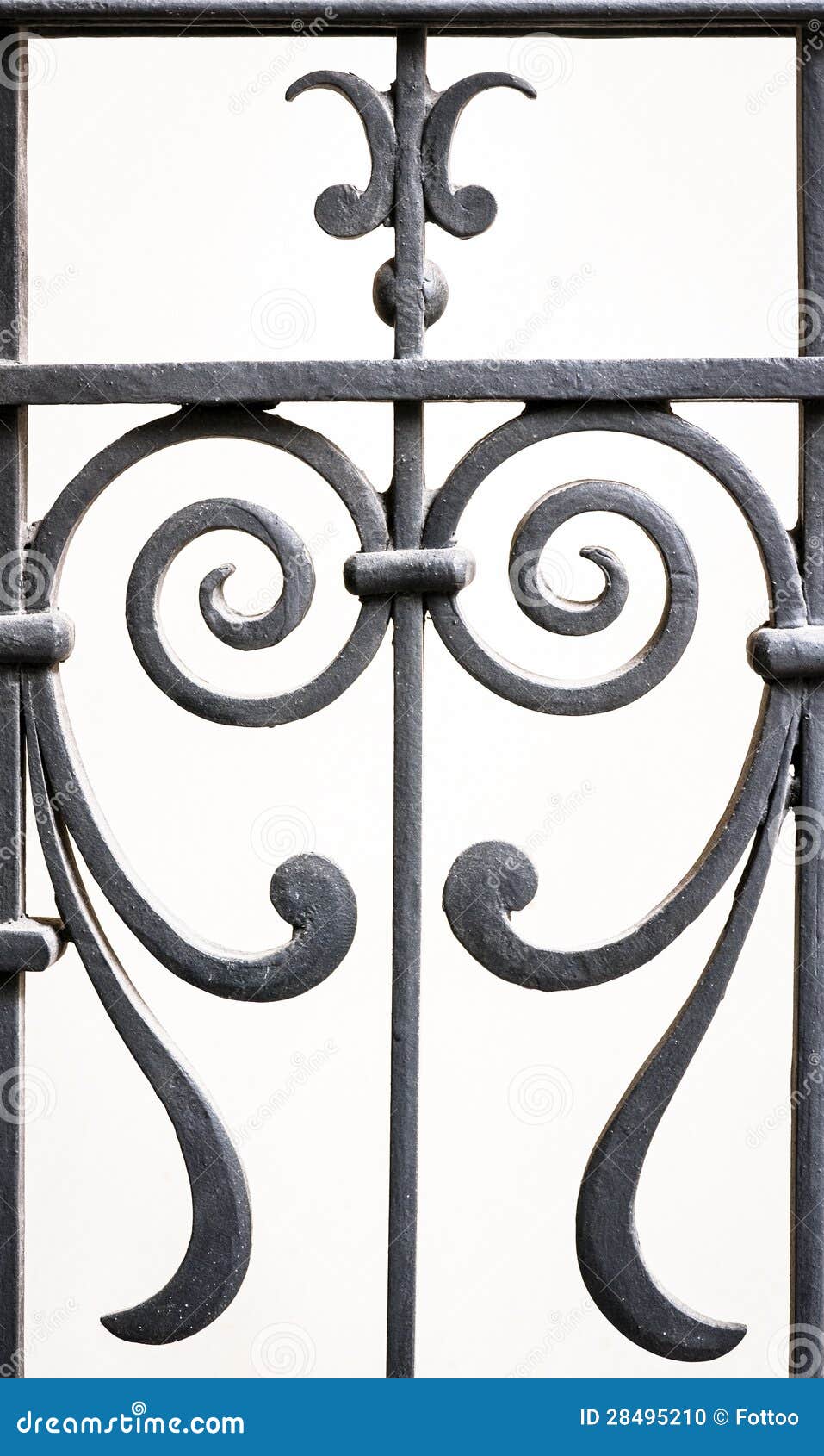 Fence stock photo. Image of spiral, wrought, elegance 28495210