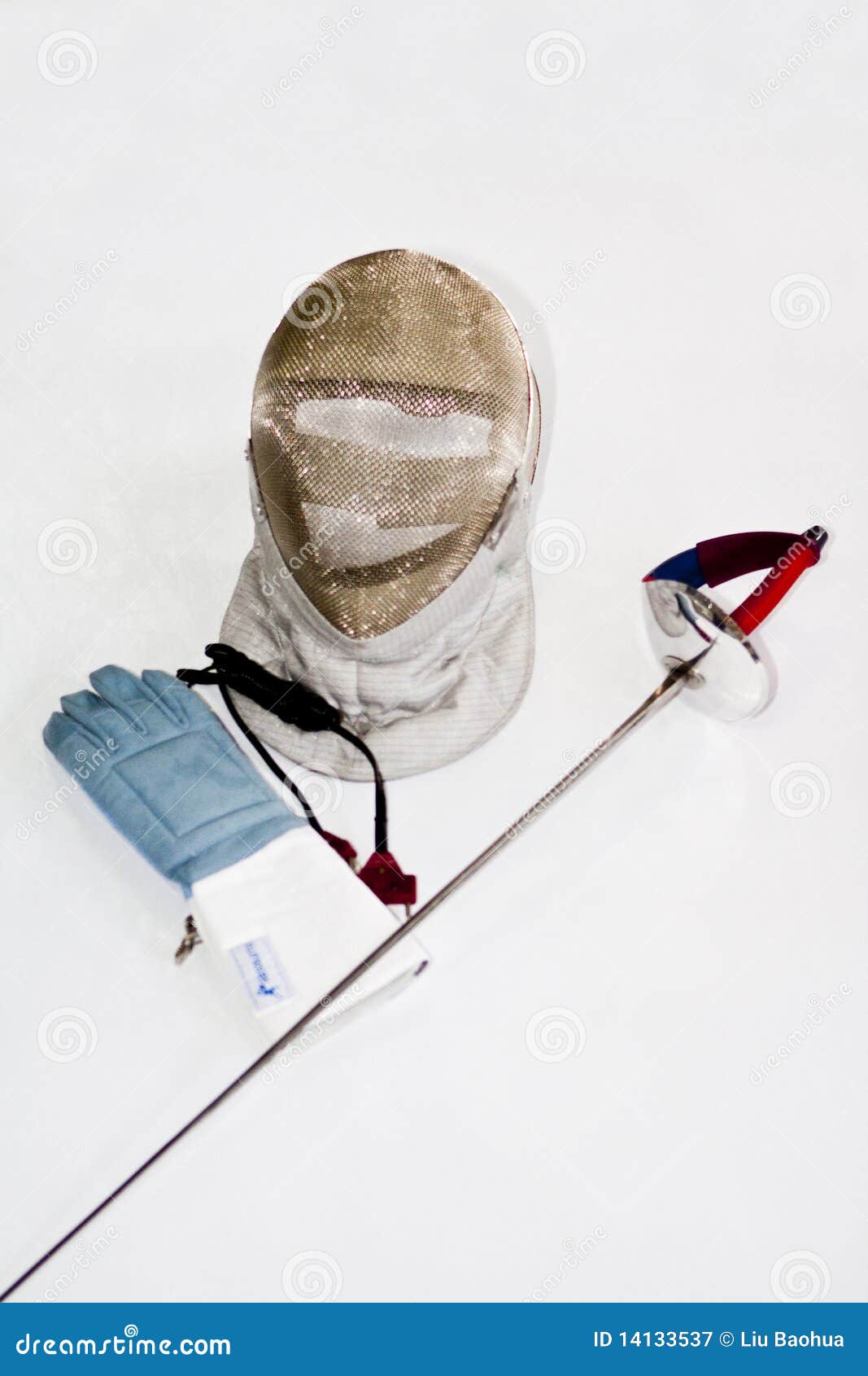 Fencing glove and armor stock image. Image of detail 14133537