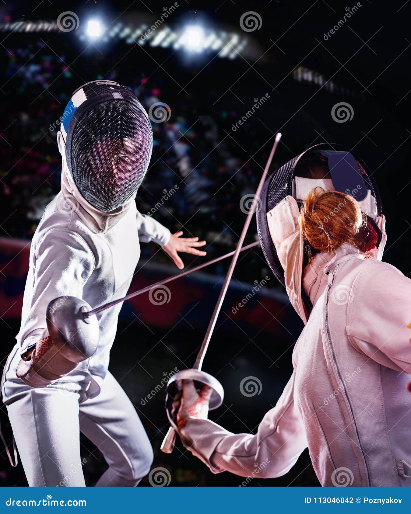 fencing sport for women epee fencer.