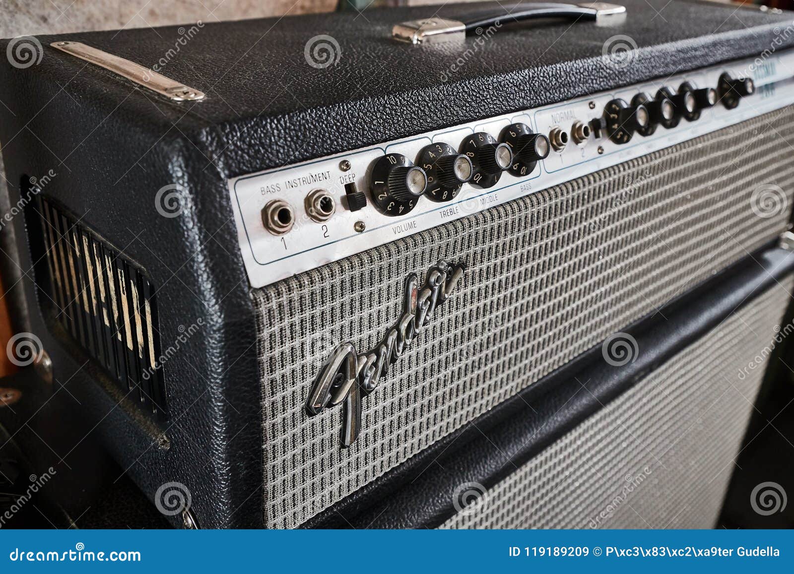 Fender Bass Amplifier Editorial Stock Image Image Of Classic