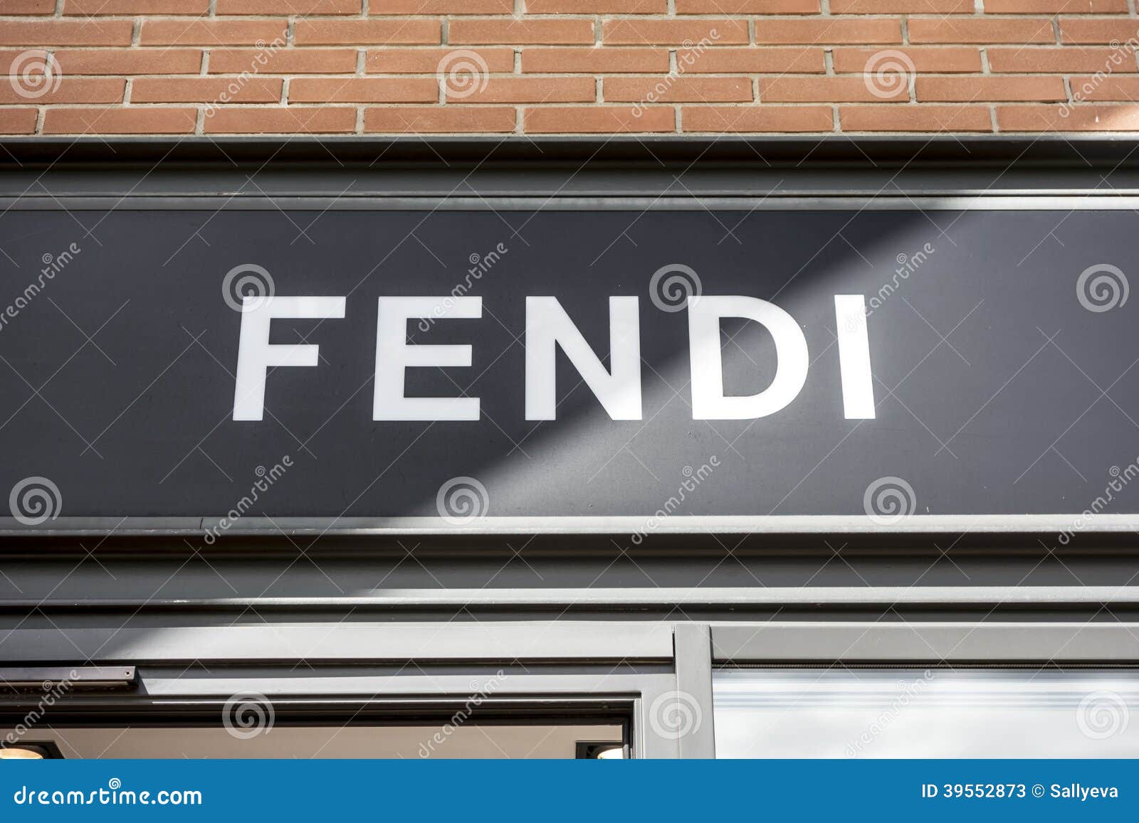 FENDI Florence editorial stock photo. Image of brand - 39552873