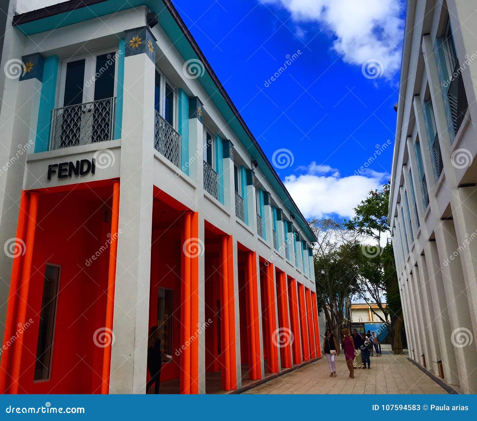 Fendi Store in the Design District Editorial Stock Photo - Image