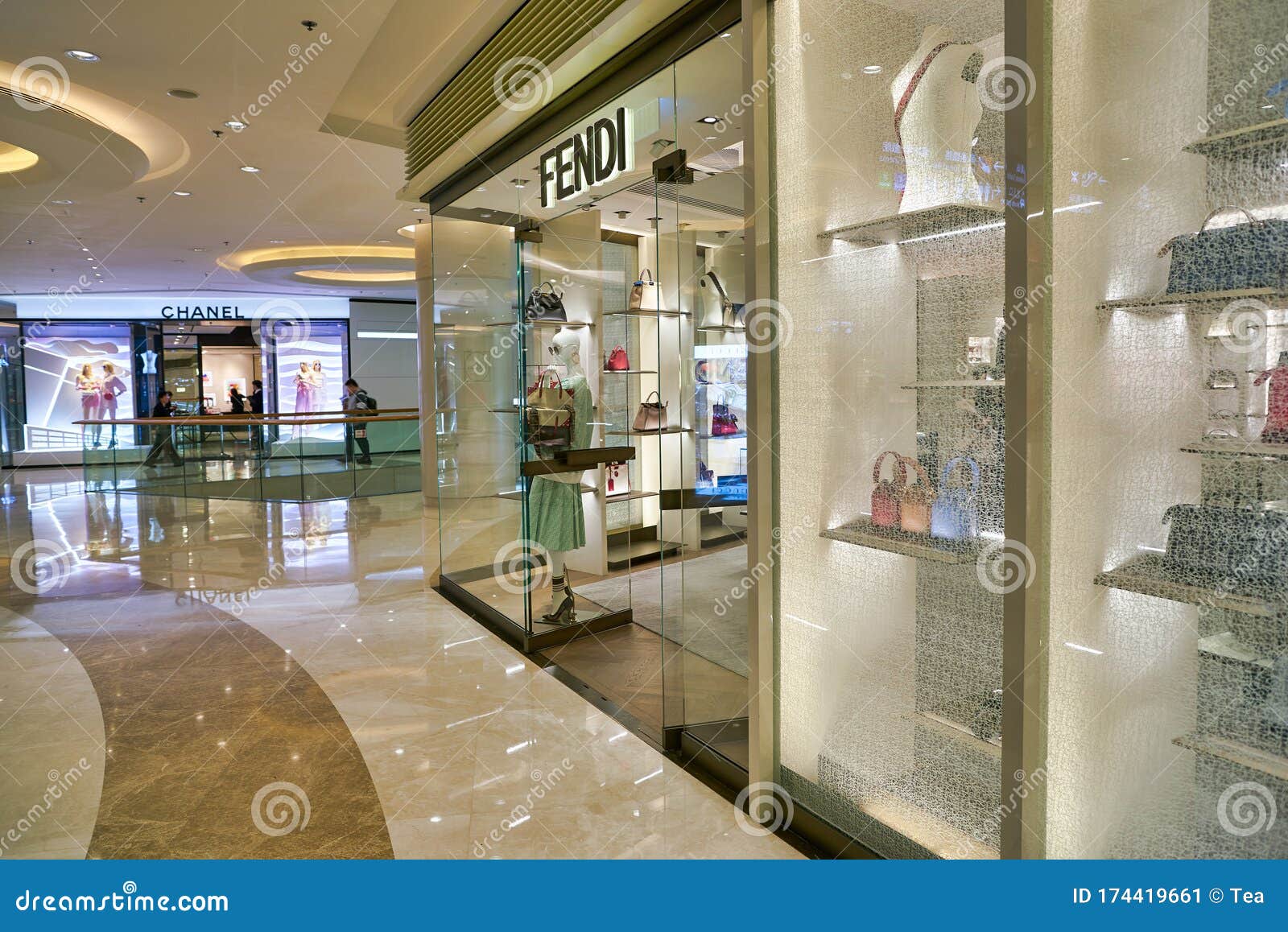 SINGAPORE - CIRCA APRIL, 2019: storefront of Fendi store in The