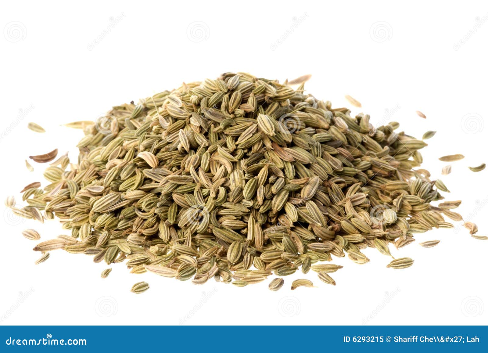 Fennel Seeds Macro Isolated Stock Image Image of flavour, cooking