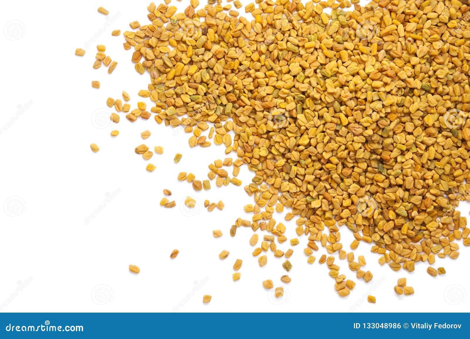 Fenugreek Seeds Isolated on White Stock Photo Image of light, smell
