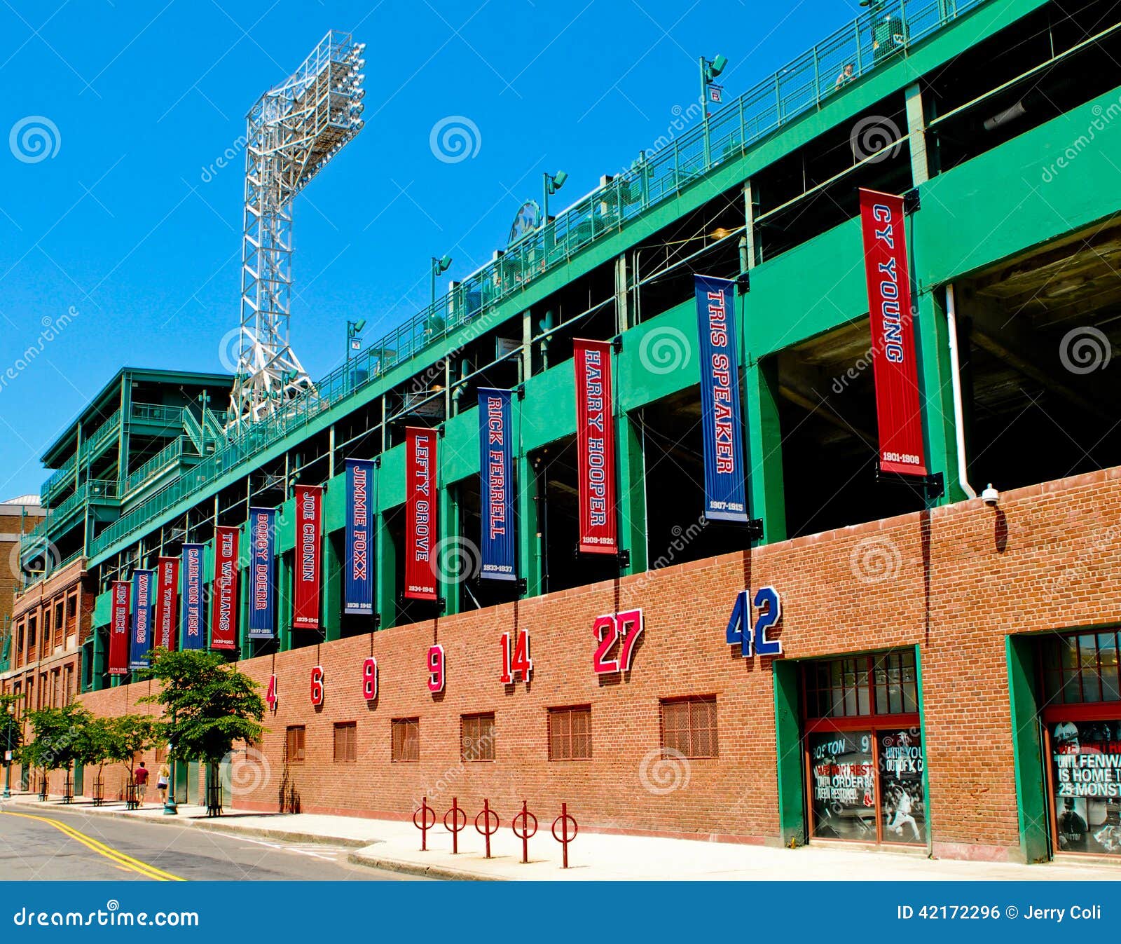 Fenway Park, Boston, MA. editorial photo. Image of sunshine - 42172296