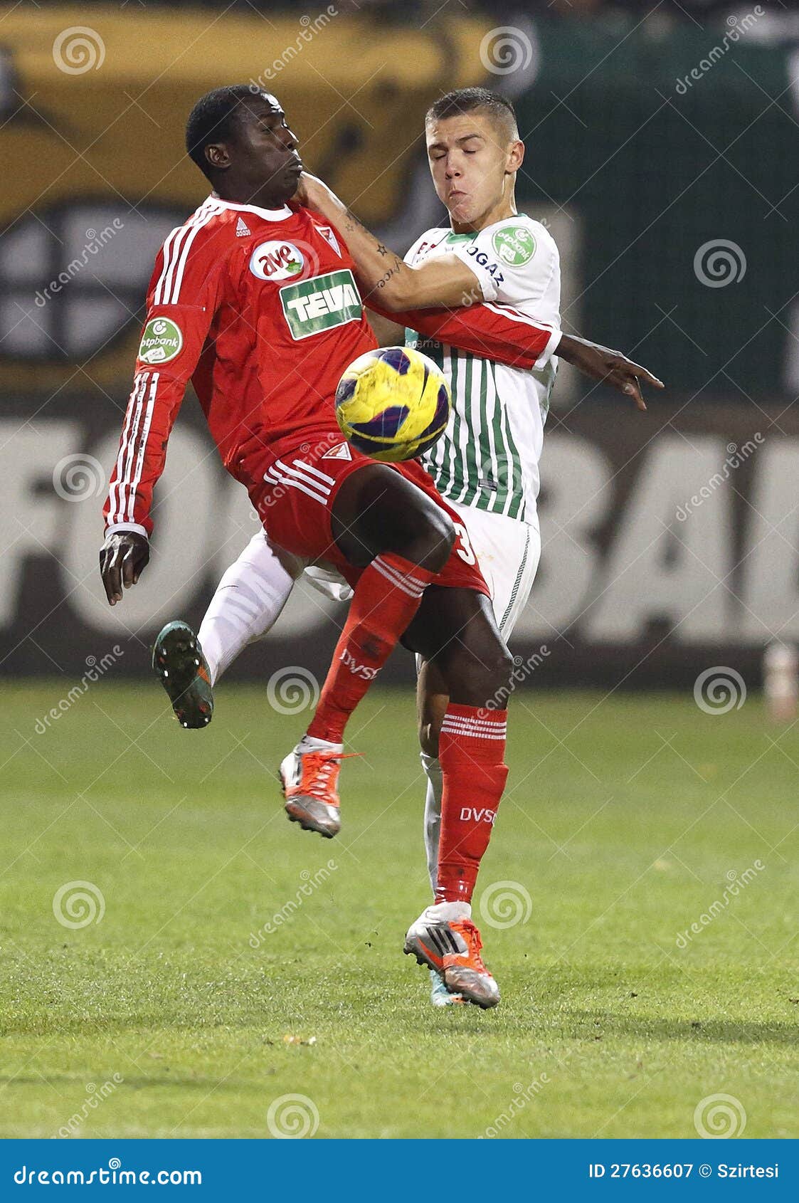 Ferencvarosi TC V DVSC - OTP Bank Liga 2-0 Editorial Stock Image